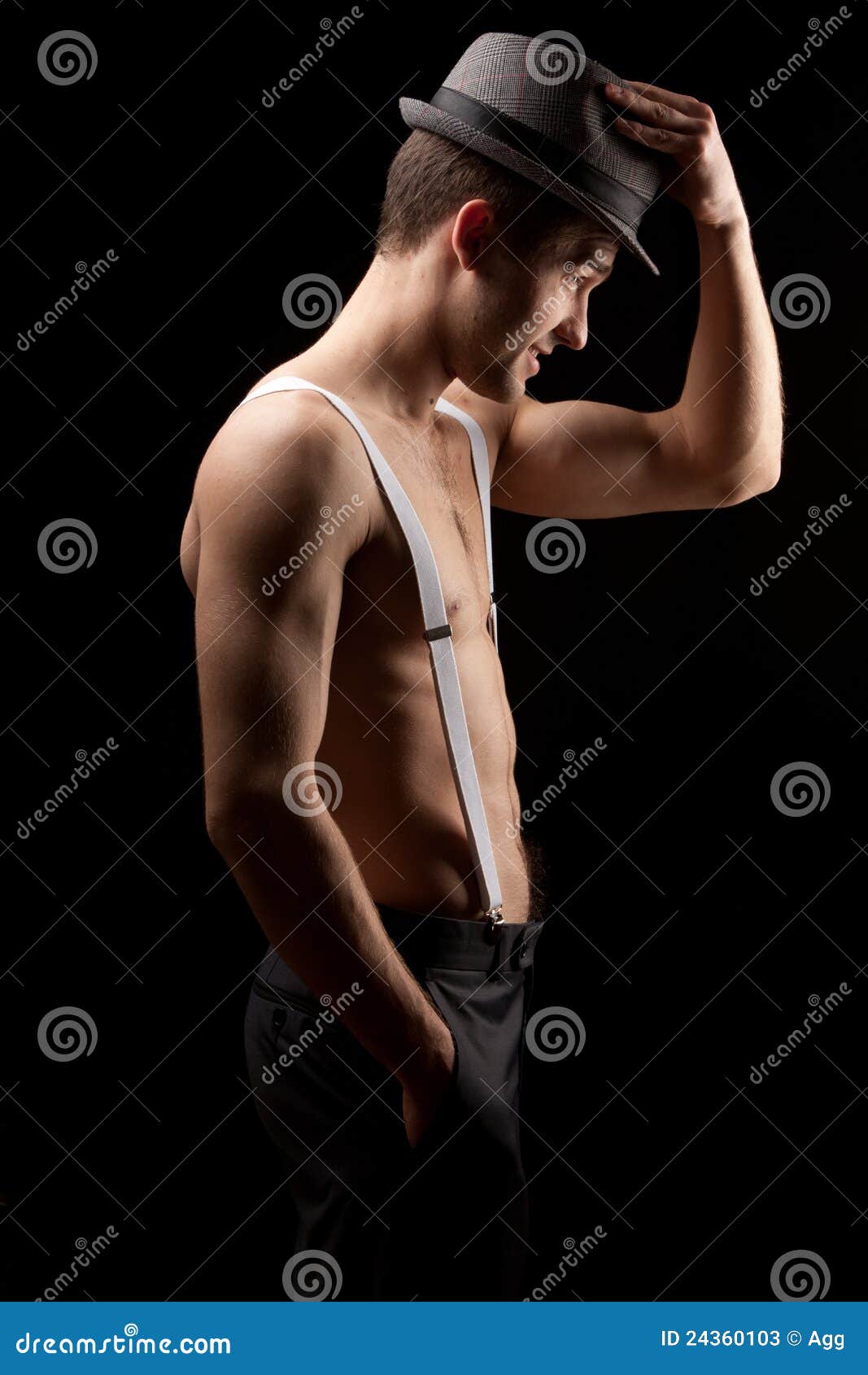 Men with suspenders stock image. Image of caucasian, male 24360103