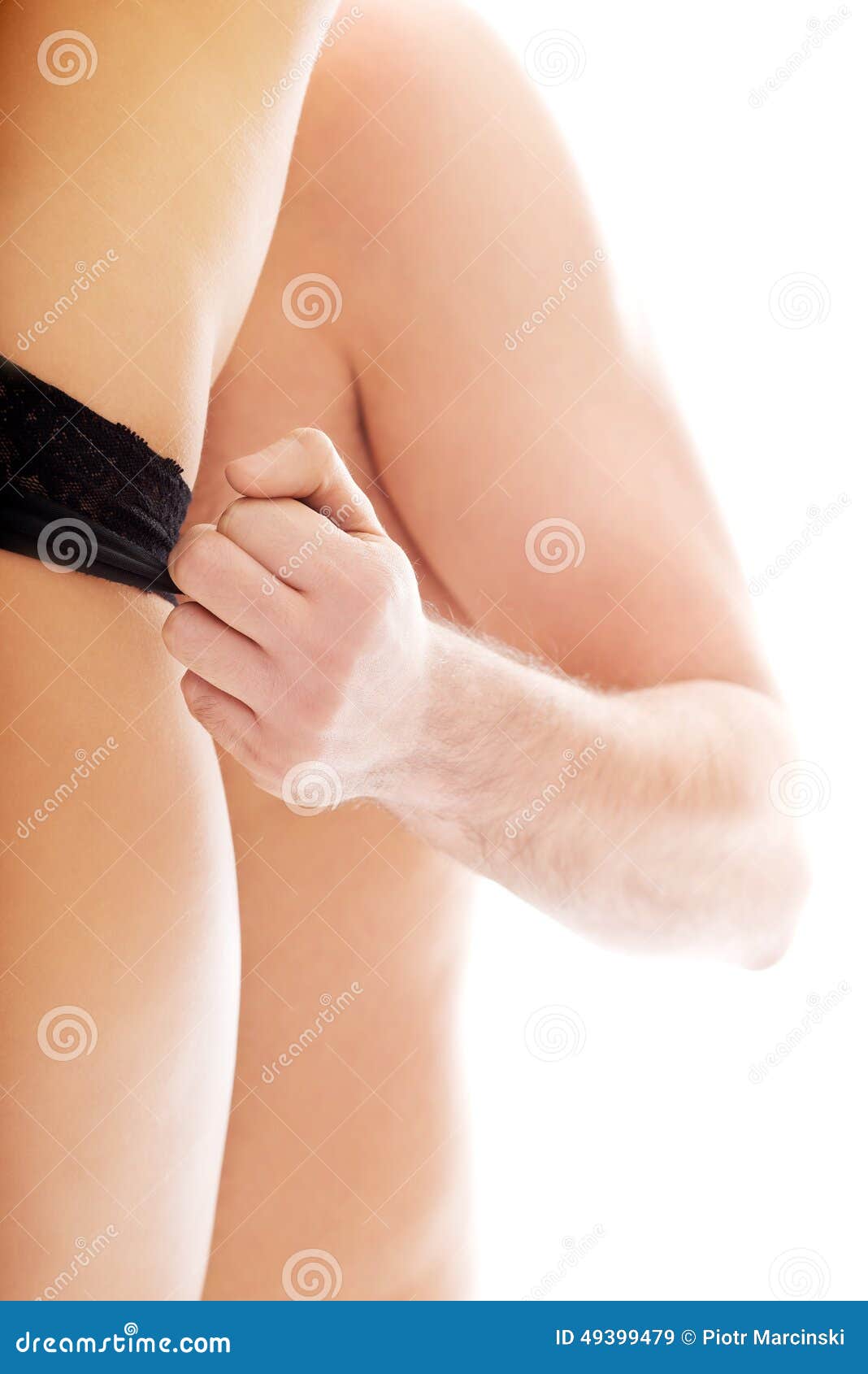 Guy takes off panties of his sexy girlfriend, Stock Photo, Picture And  Royalty Free Image. Pic. WR2541448