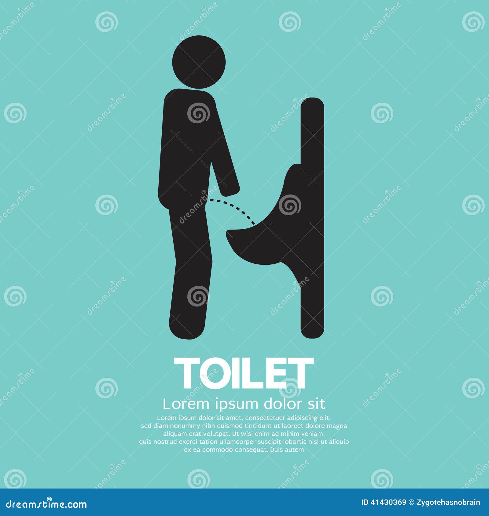 man toilet sign