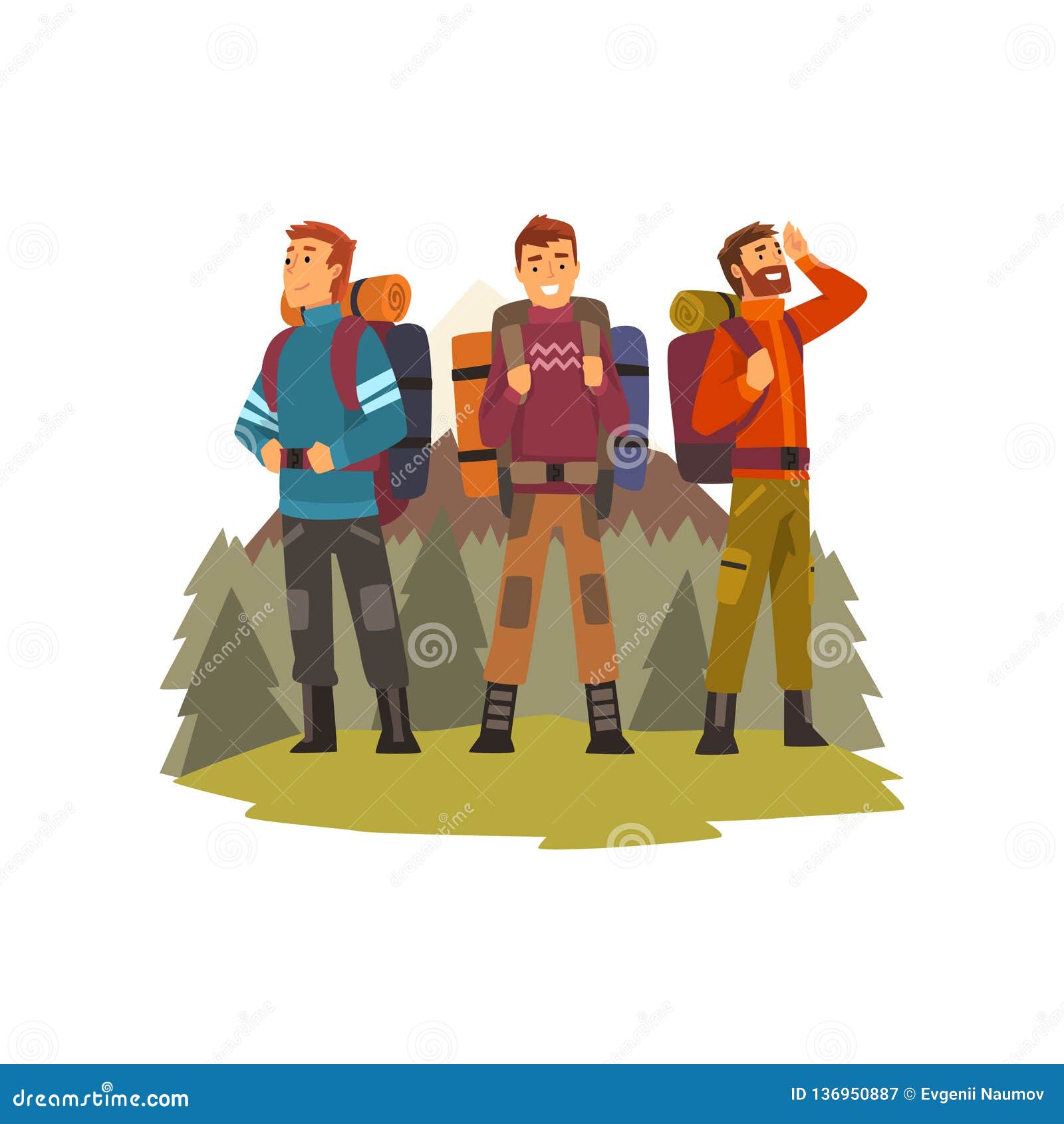 Download Men Travelling Together, Camping People, Backpacking Trip ...