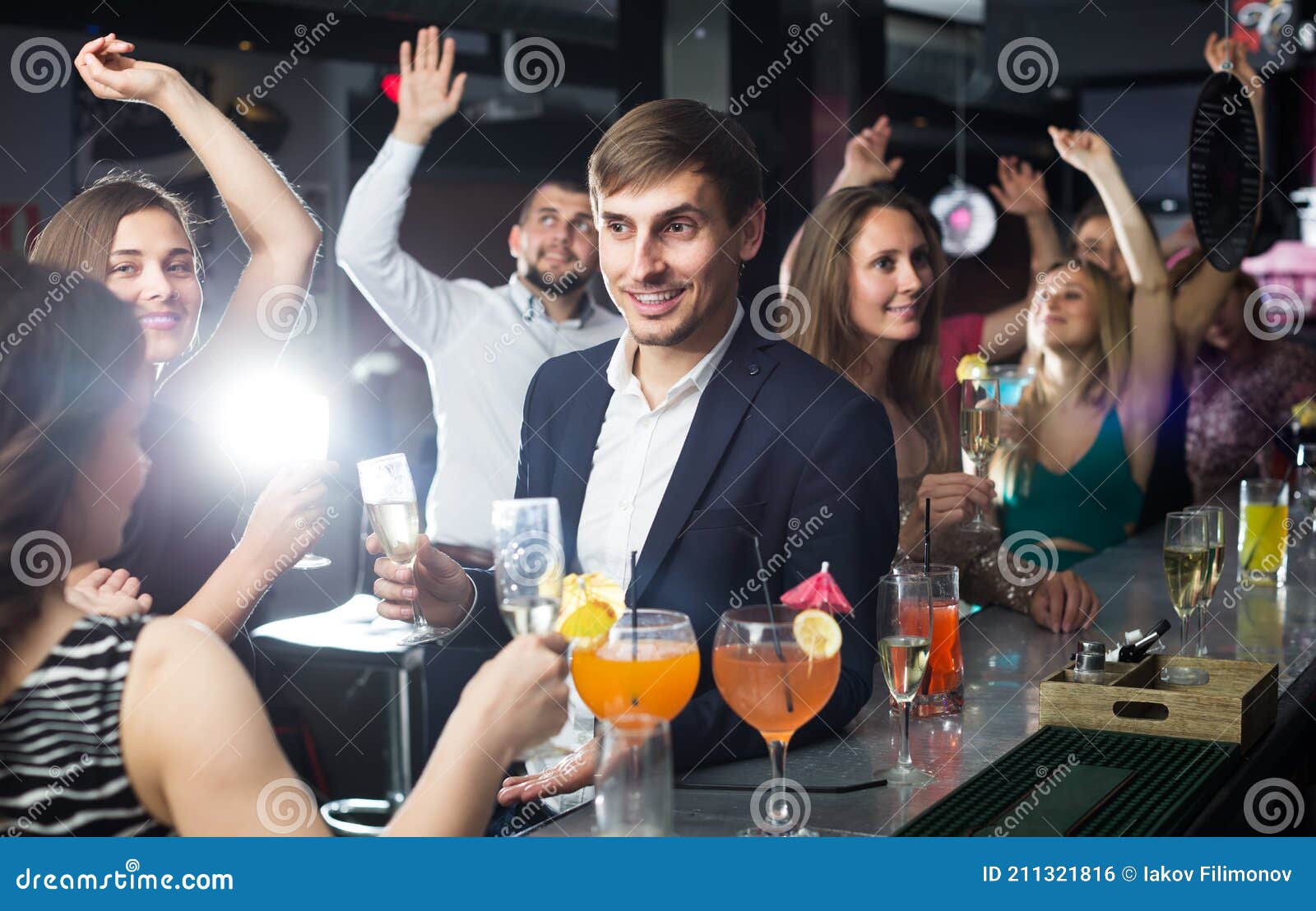 Men and Women are Dancing in a Restaurant Stock Photo - Image of event ...