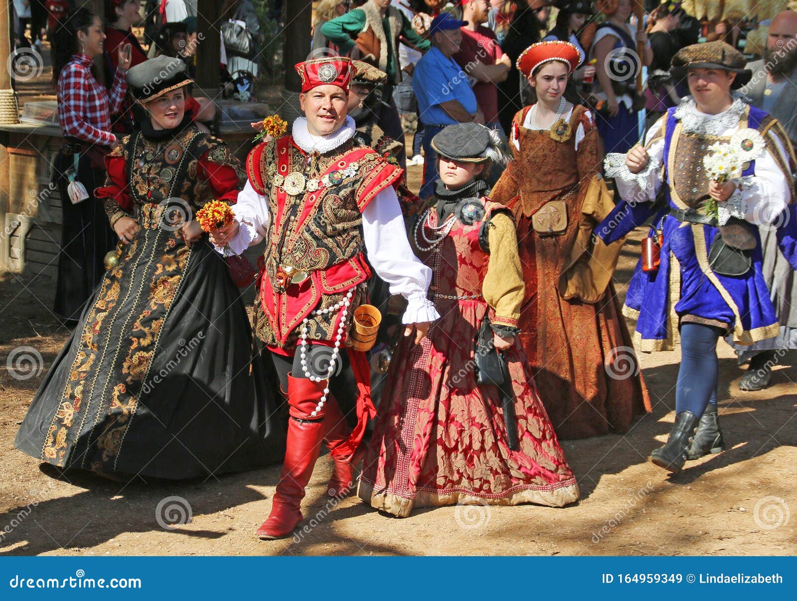 Character Parade at a Renaissance Faire in East Texas Editorial Stock ...