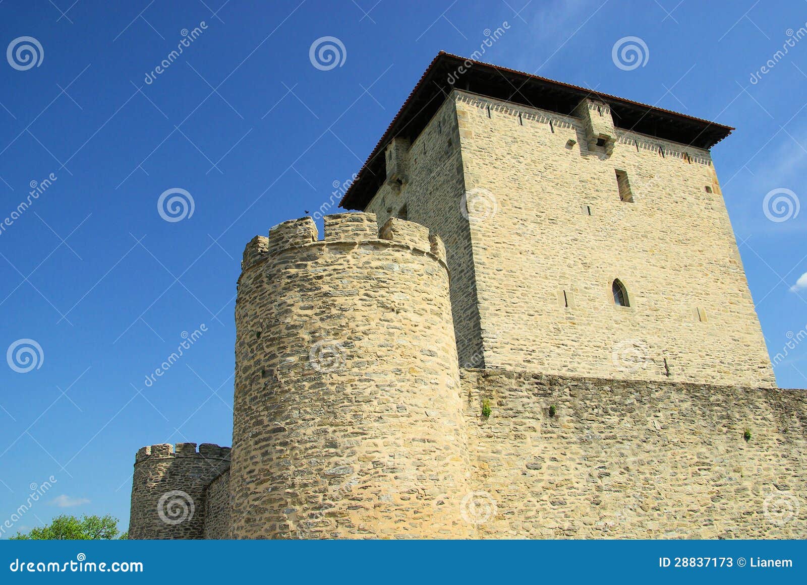 Mendoza Castillo. Mendoza in Spain, the old Castillo