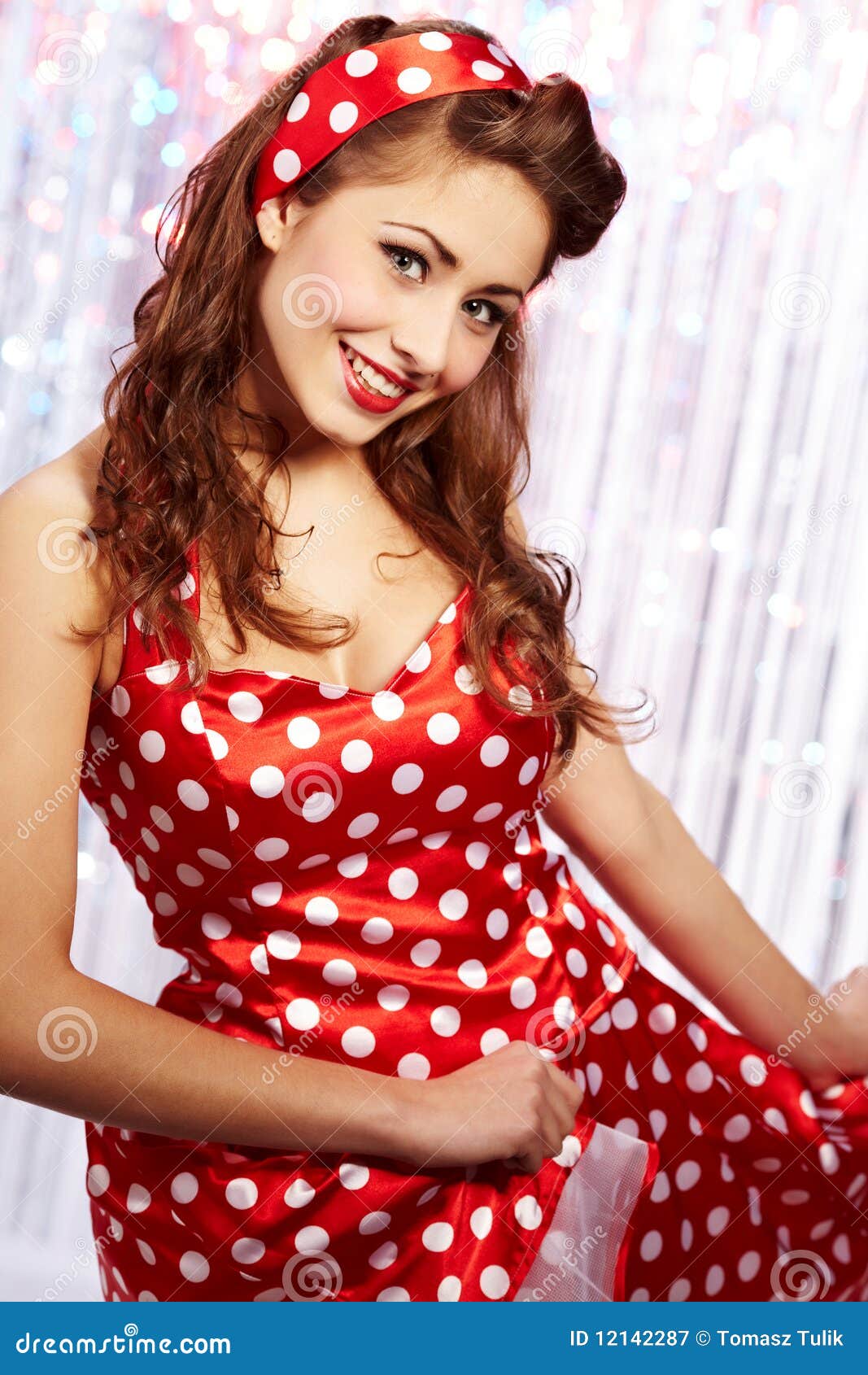 Menina americana "sexy" imagem de stock. Imagem de consideravelmente