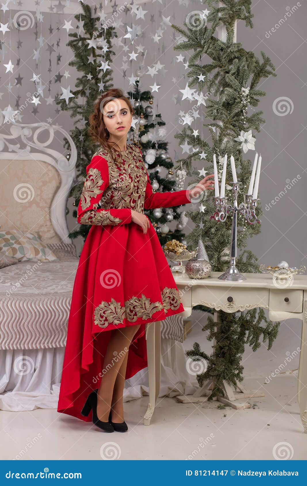 vestido natal menina