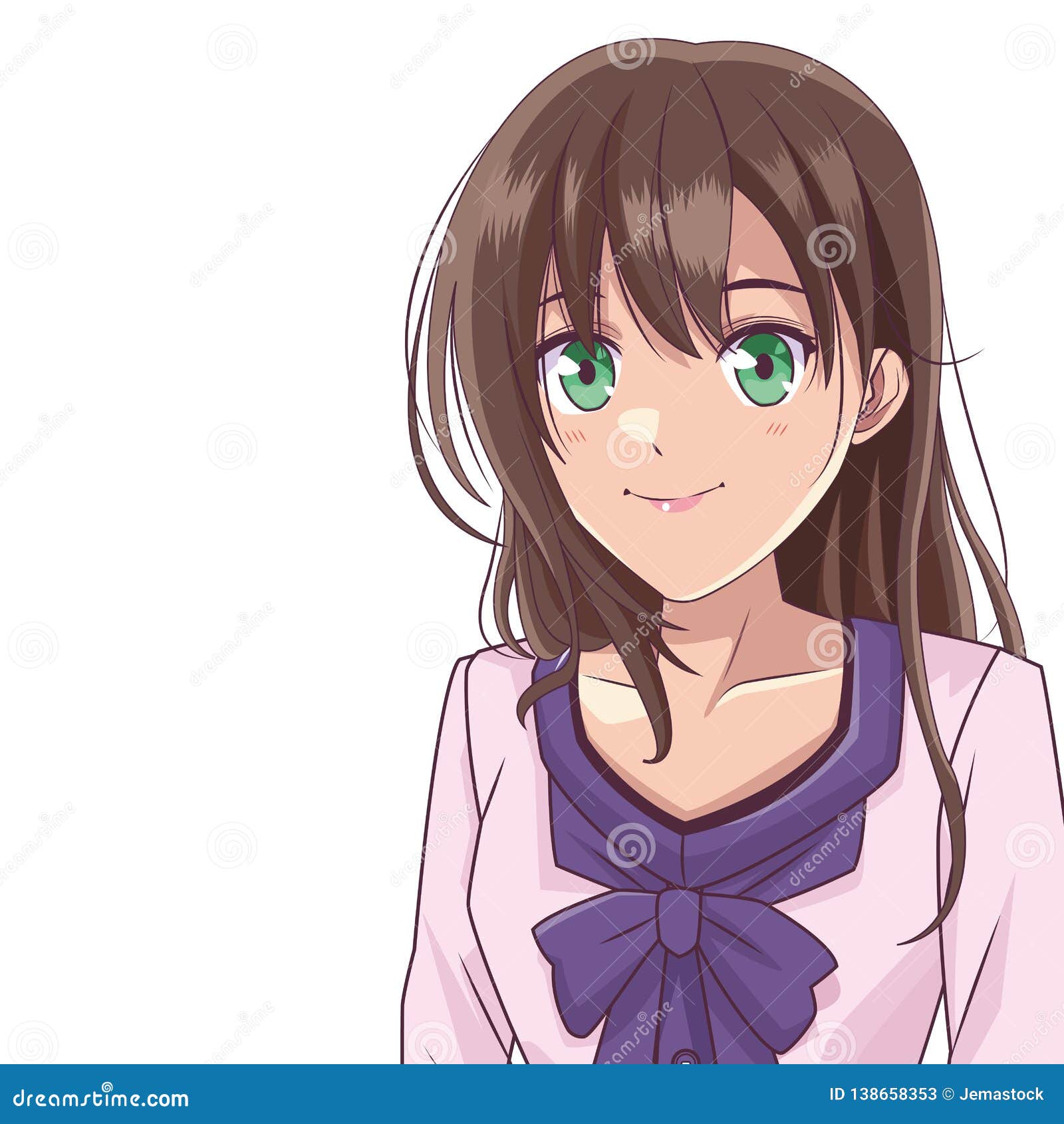 Personagem de comprimento total para romance visual do jogo. garota de  mangá de anime, personagem de desenho animado em estilo japonês. menina da  escola em um terno de marinheiro, saia azul