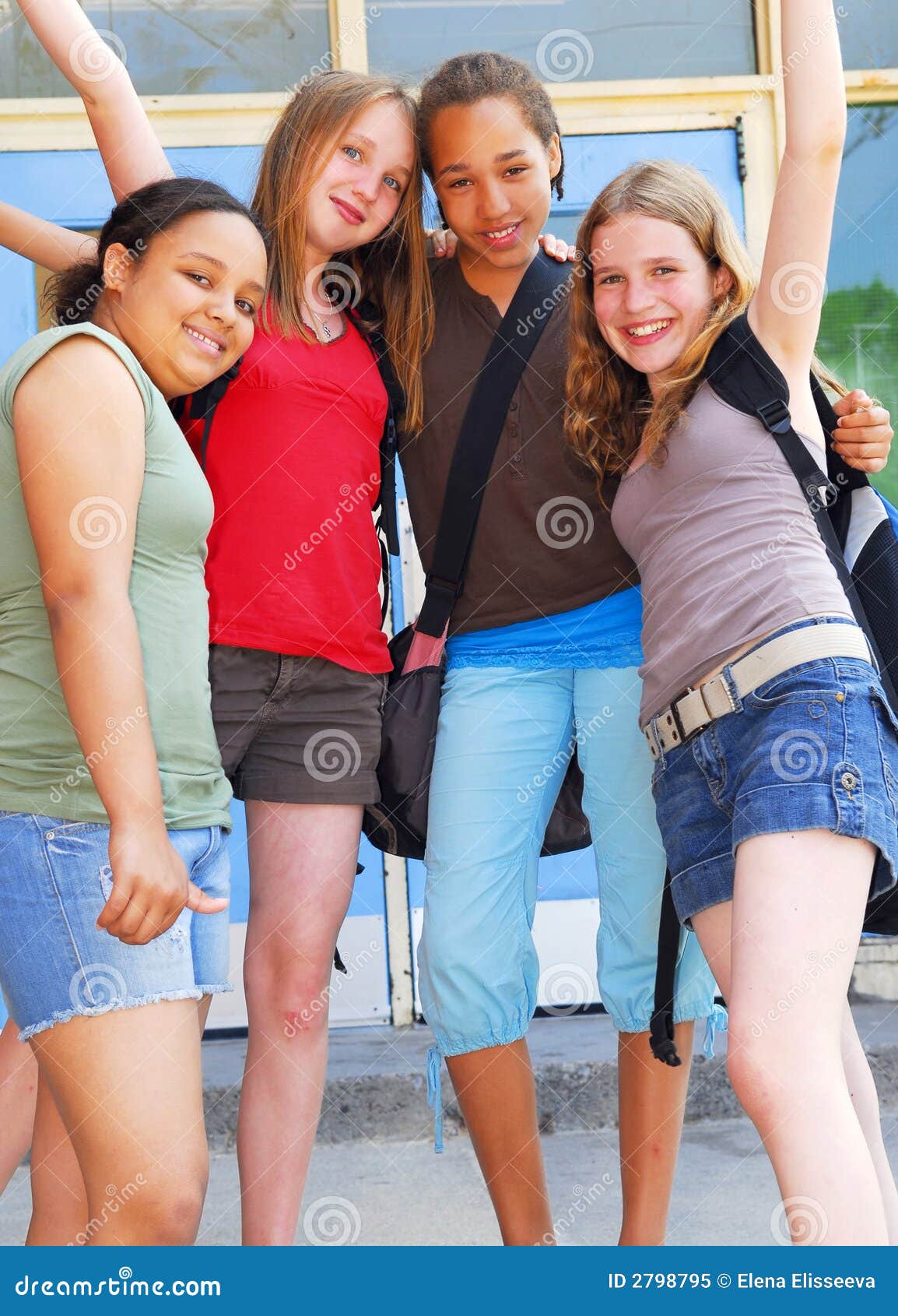 Meninas na-escola