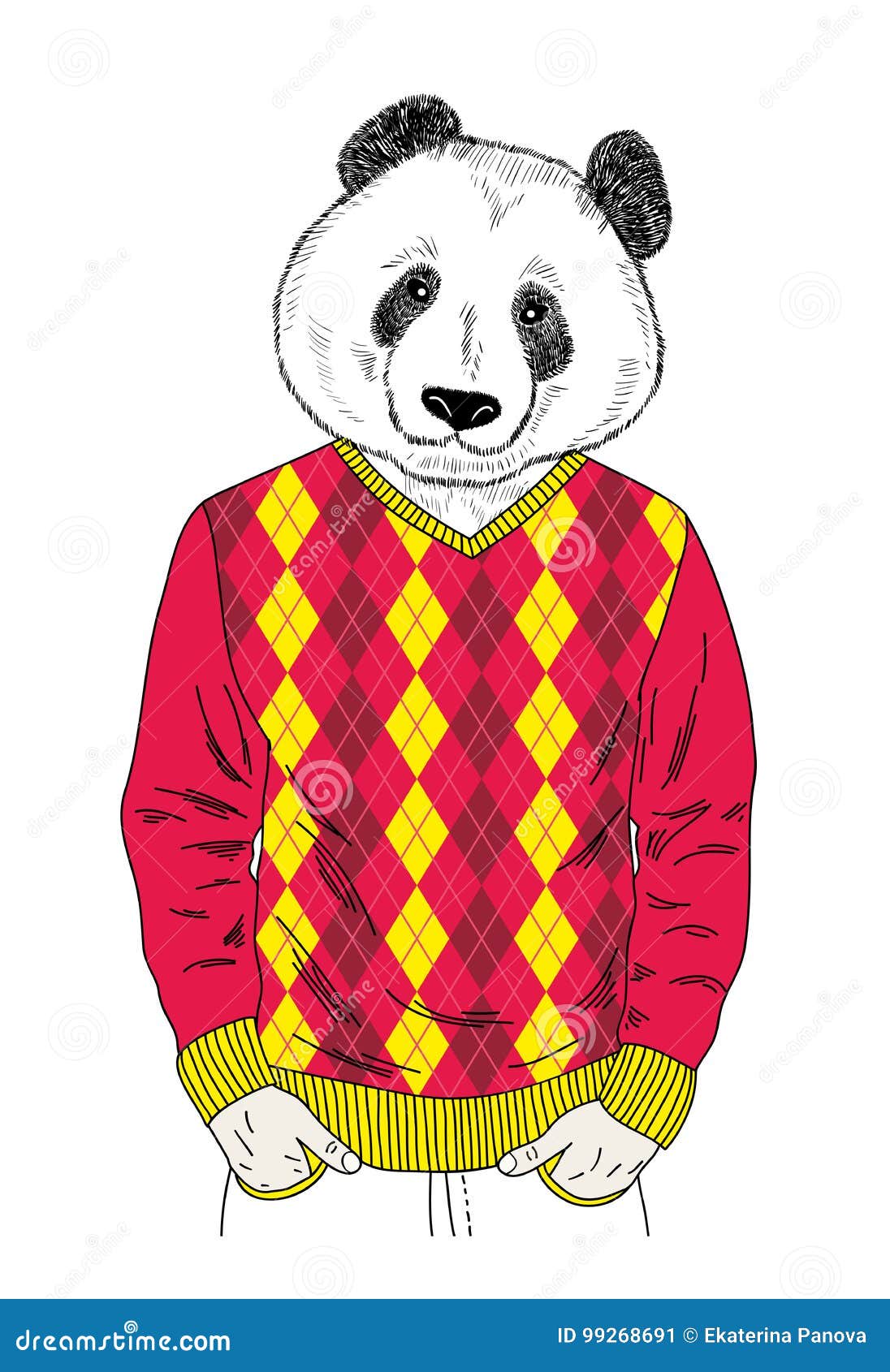 Panda Do Bebê Dos Desenhos Animados Que Joga Com Bola Colorida Ilustração  do Vetor - Ilustração de bebê, cartoon: 98485991