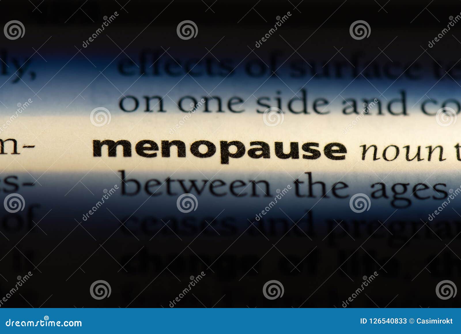 Menopause stock image. Image of definition, page, idea 126540833