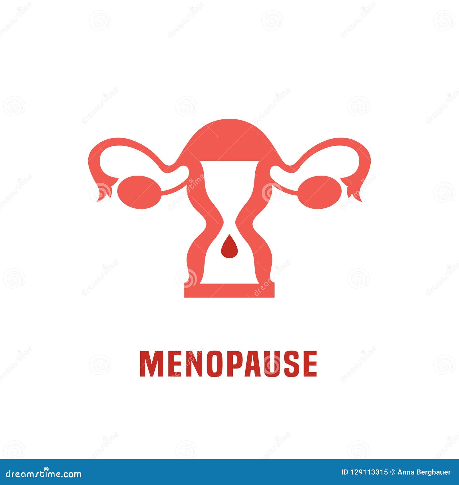 Menopause Vector Icon stock vector. Illustration of life - 129113315