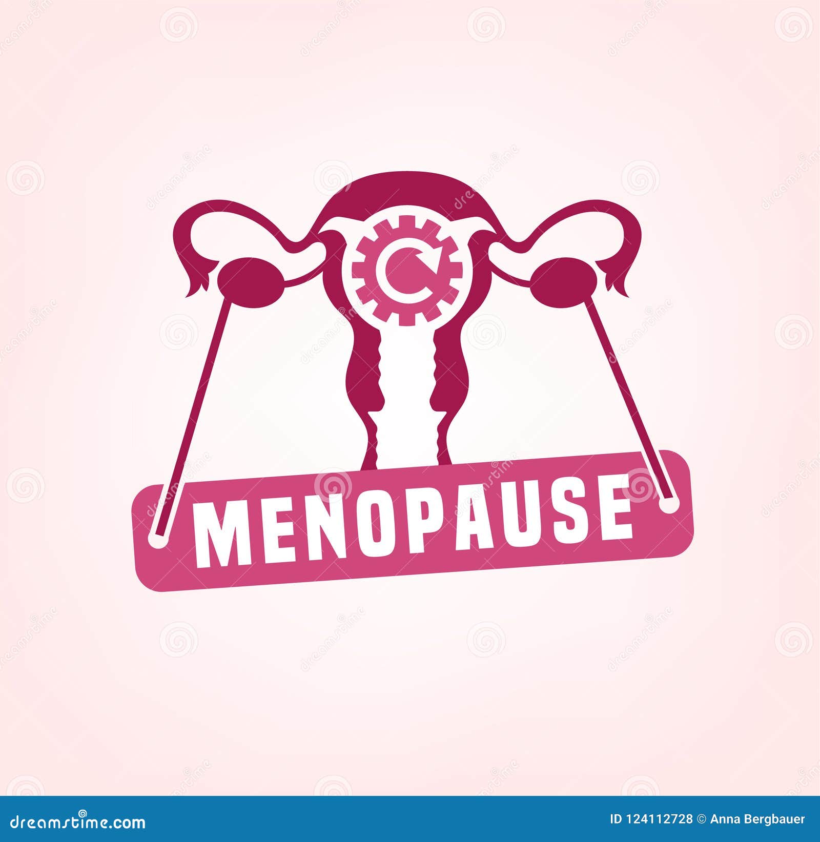 Menopause vector icon stock vector. Illustration of balance - 124112728