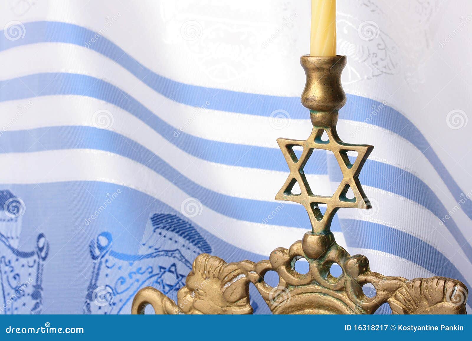 Menorah stock image. Image of culture, passover, shabbat 16318217