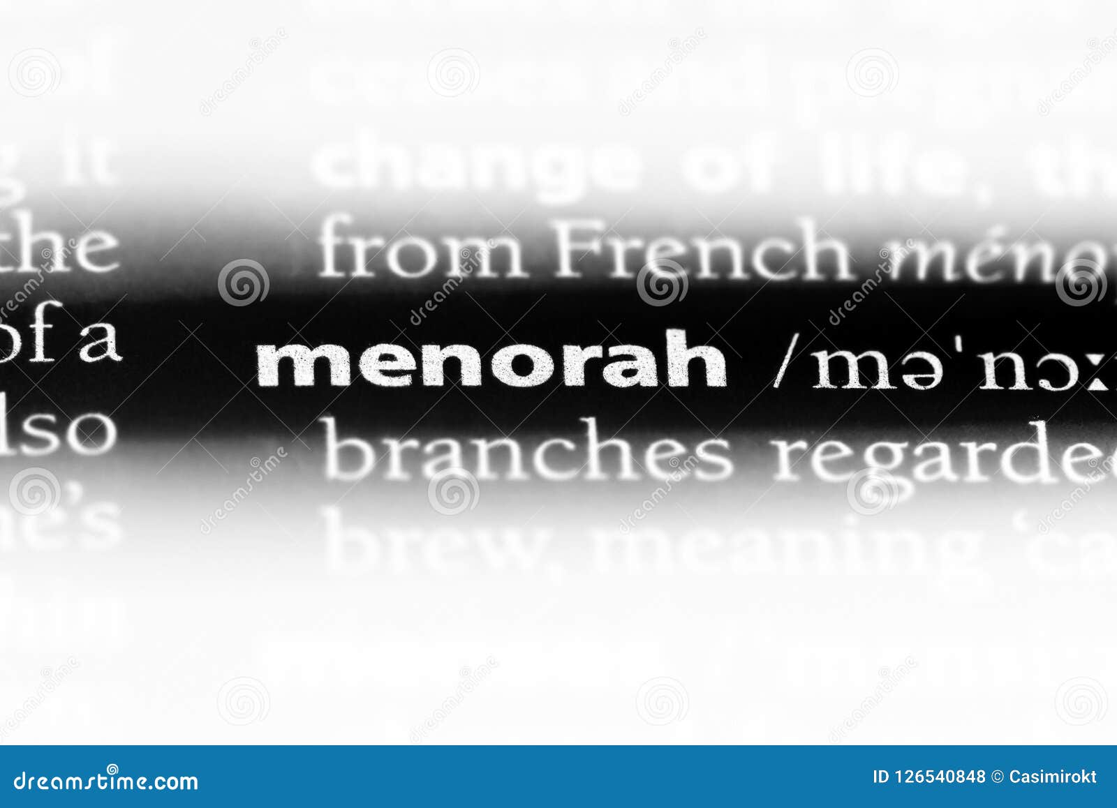 Menorah stock photo. Image of writing, isolated, page 126540848