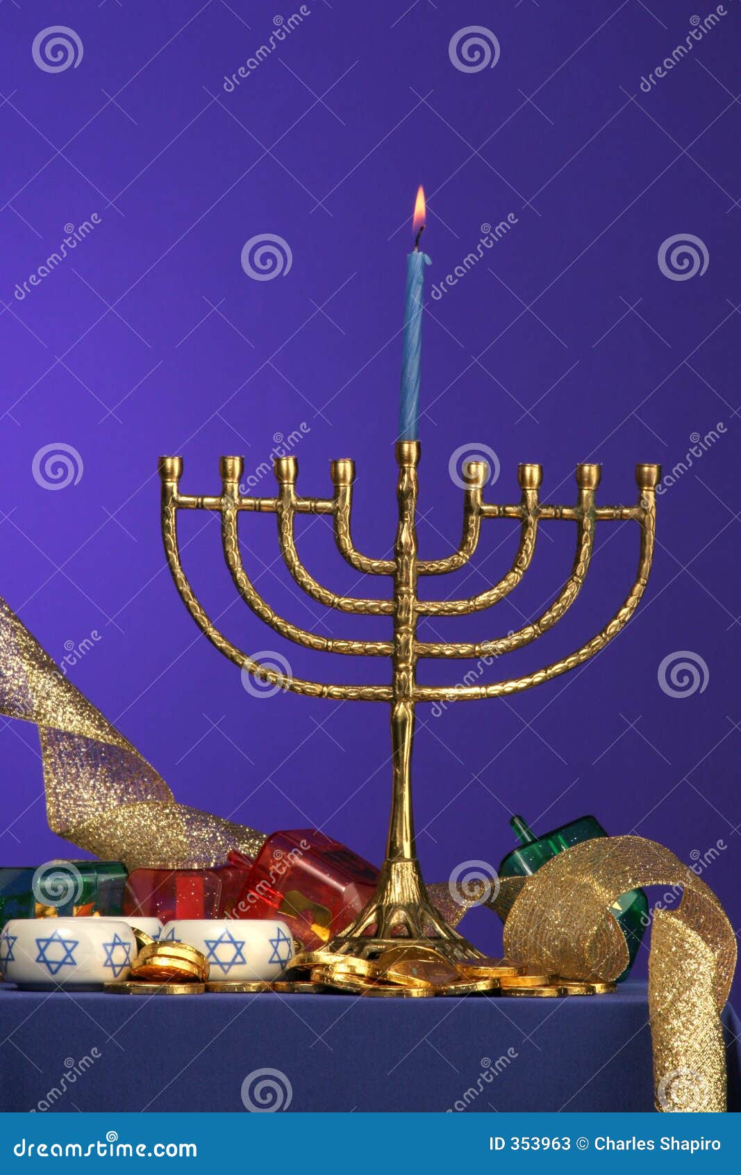 Menorah series 1 stock image. Image of dreidels, legacy 353963