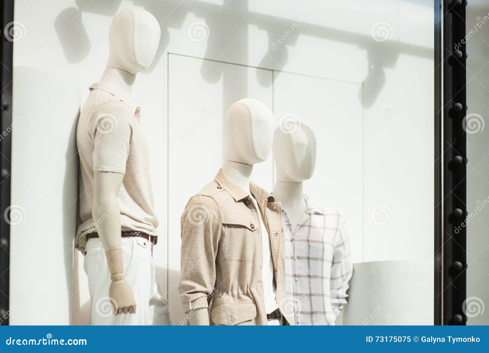 Mens Clothing in a Retail Store Stock Image - Image of light, design ...
