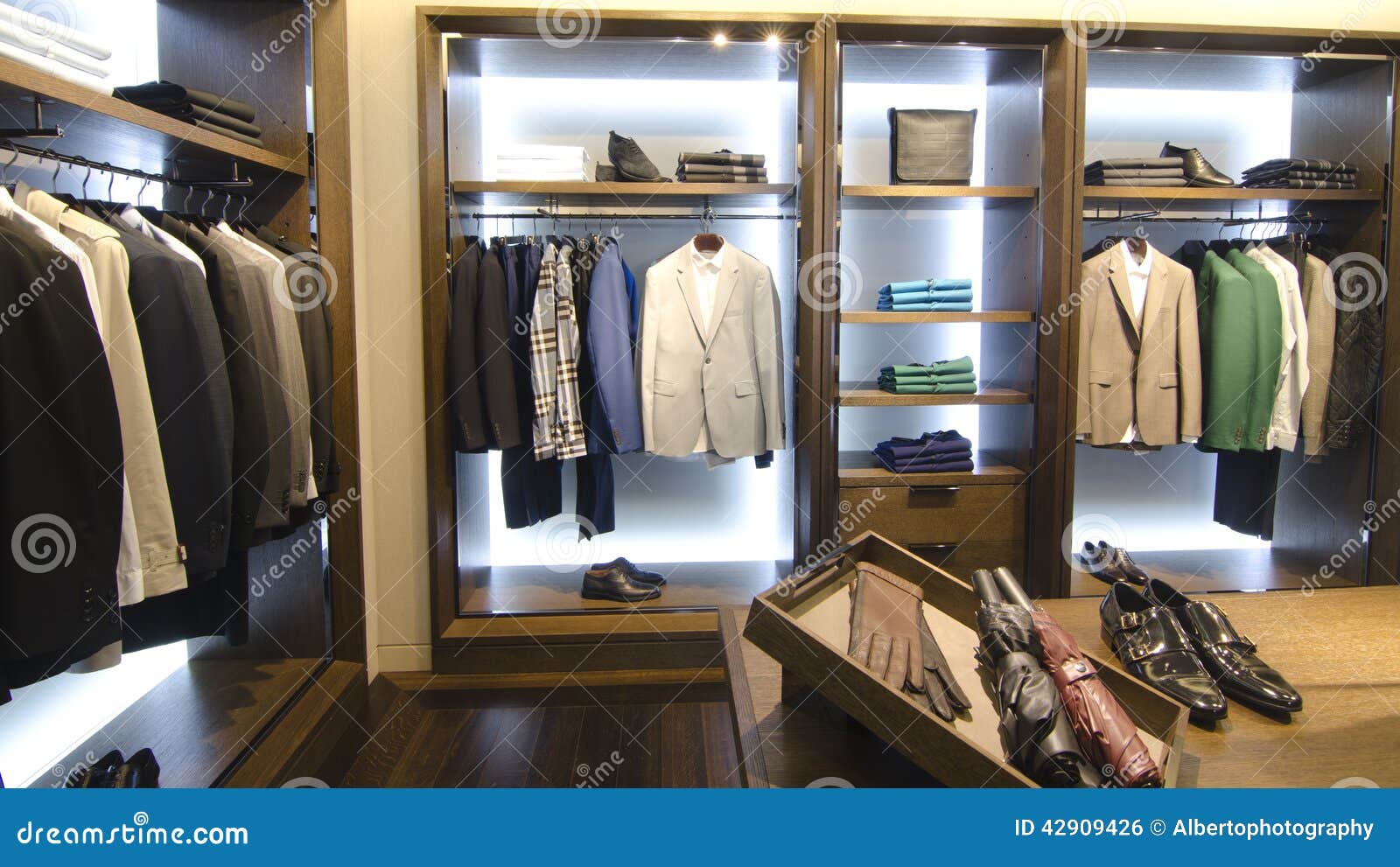 Mens Clothing Store Stock Photo - Image: 42909426