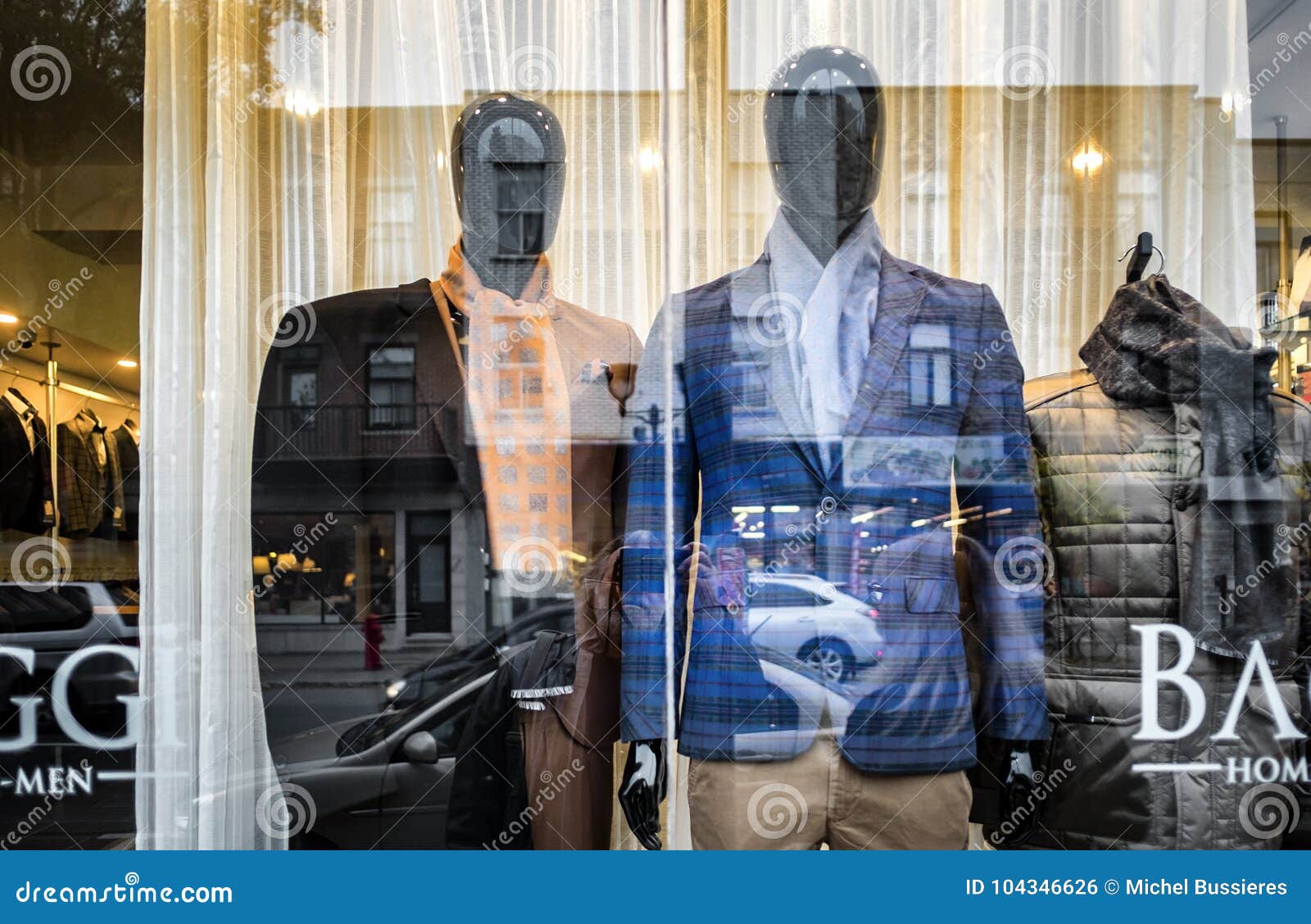 Mens Fashion Mannequin Display Stock Photo - Image of clothes, business ...