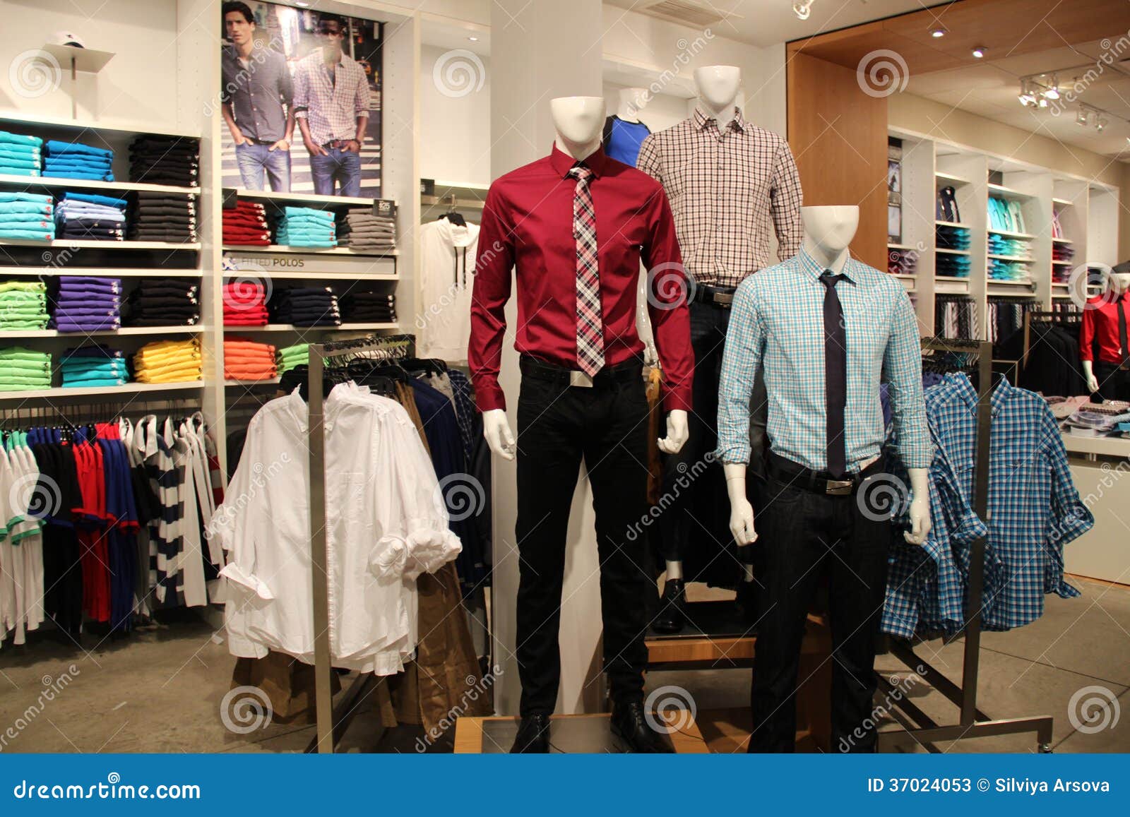 Mens Fashion Mannequins In Store Editorial Photo | CartoonDealer.com ...