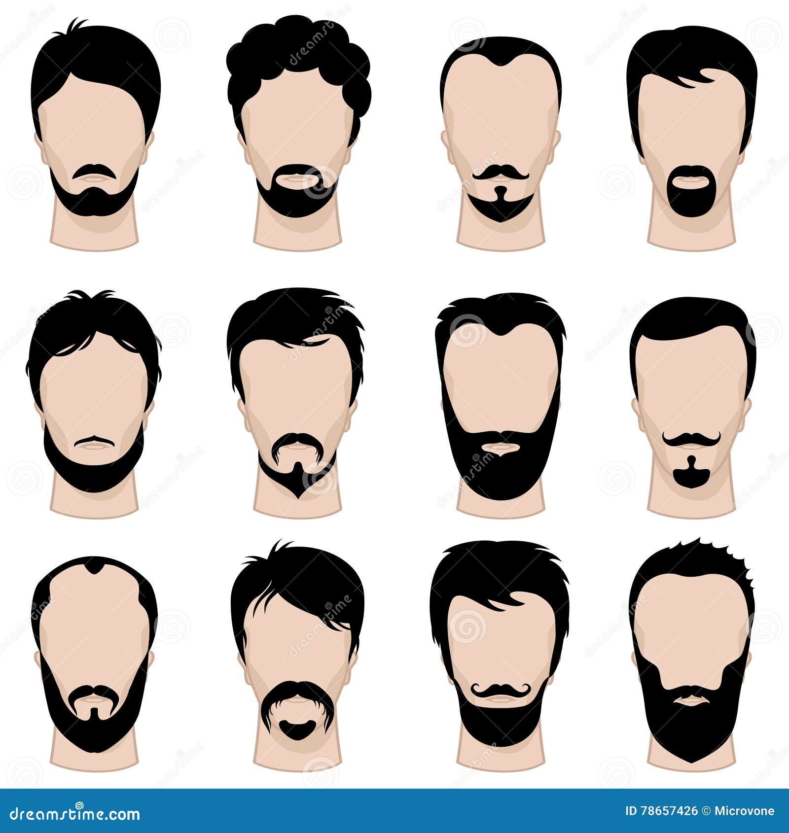 Faux Hawk Hairstyle-15 Funky Hairstyles that suit your Beard.