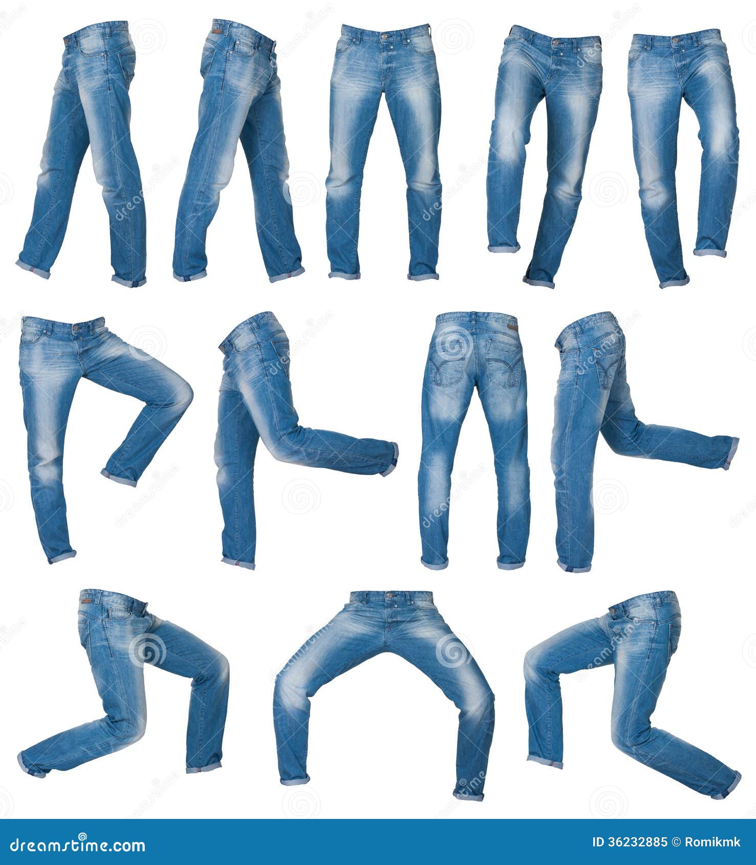 Mens jeans stock image Image of different misc blue 