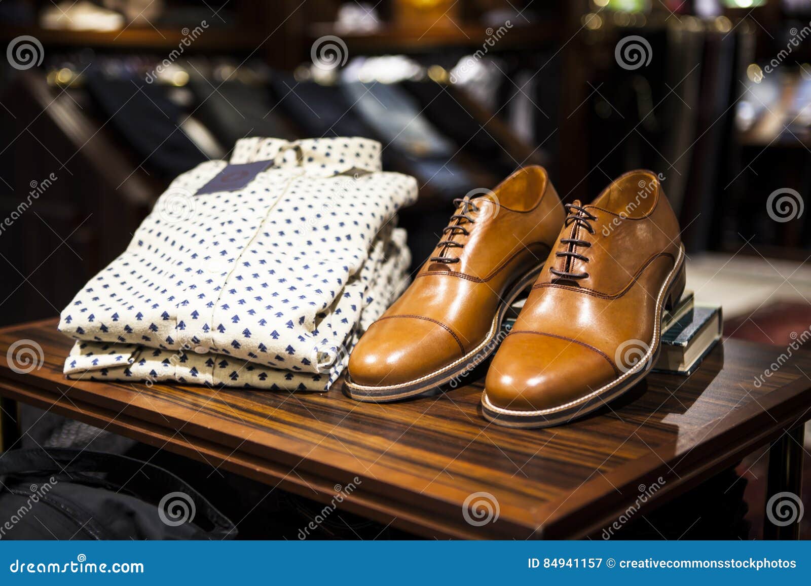 Mens Shirt And Shoes Picture. Image: 84941157