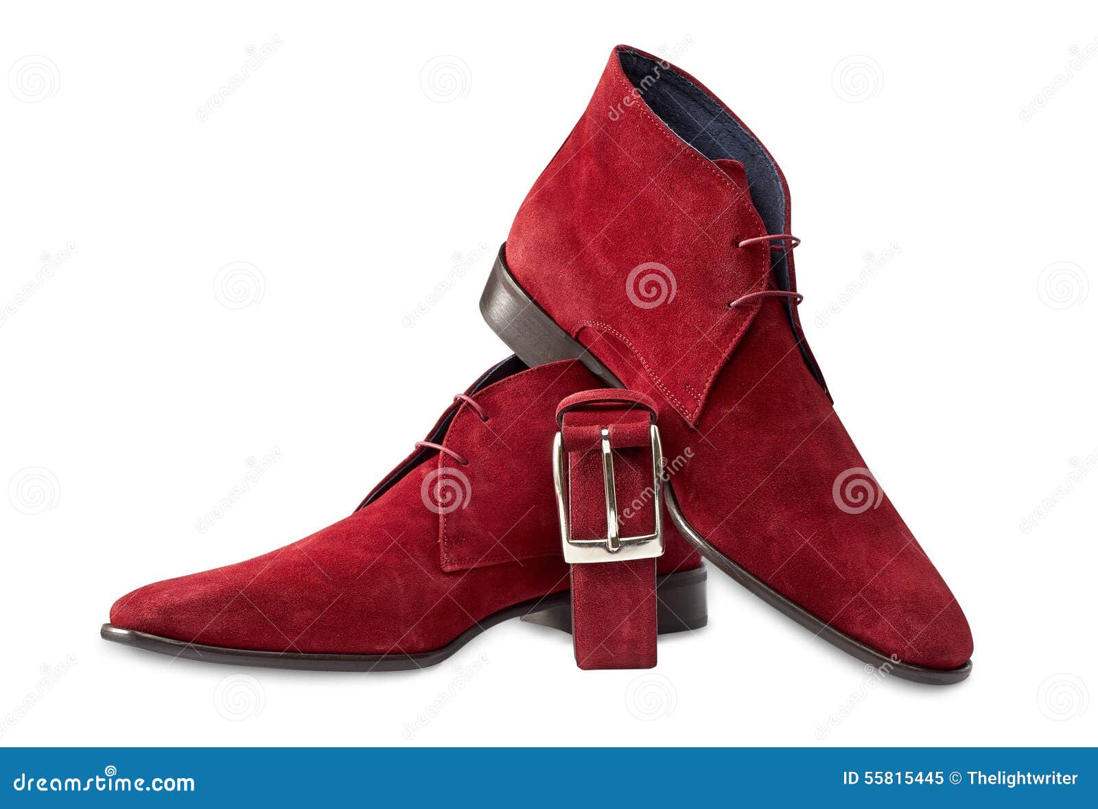 Mens Shoe and Belt Isolated on White Stock Image Image of white, shoe