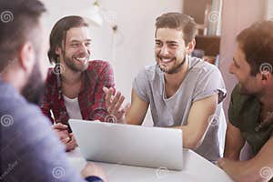 Mens Talk Stock Photo Image Of Clothing Candid Gesturing 54111652