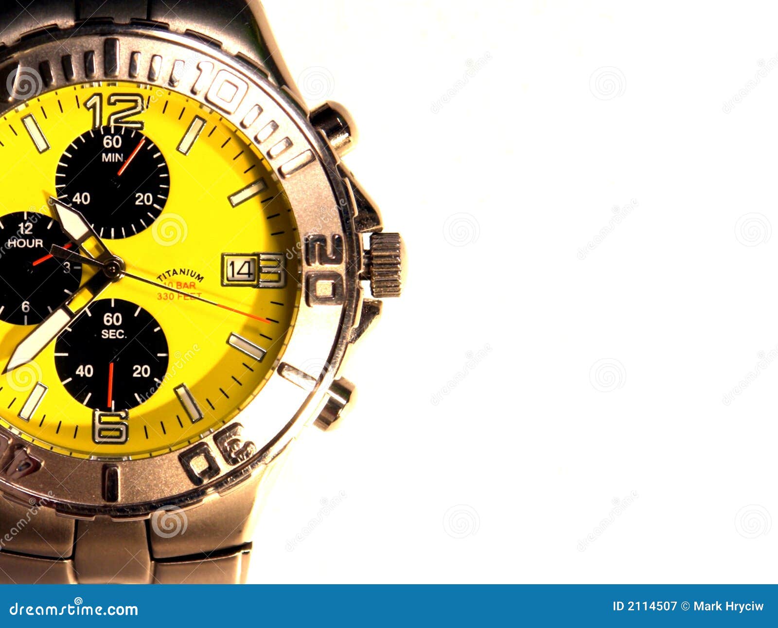 Mens Titanium Watch stock image. Image of accessory, minutes 2114507