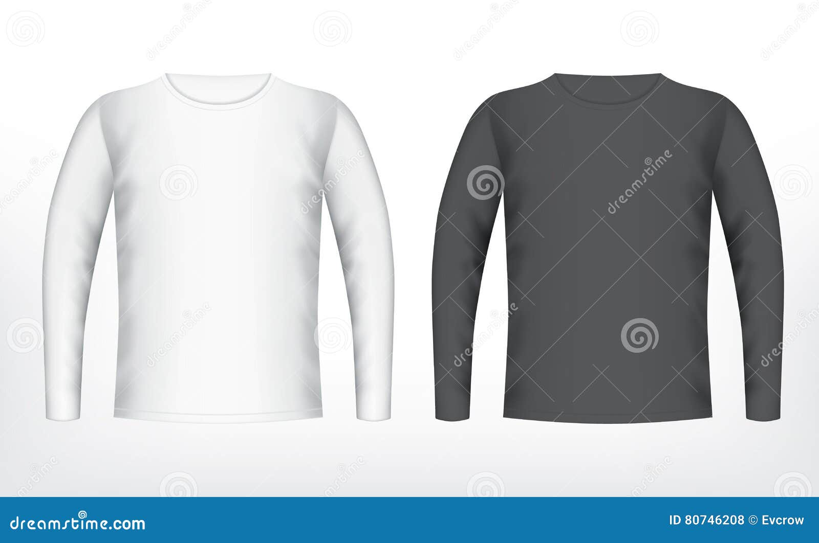Download Mens White And Black T-shirt Stock Vector - Illustration ...