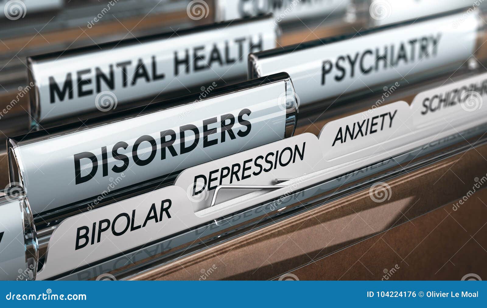 mental illness list, psychiatric disorders