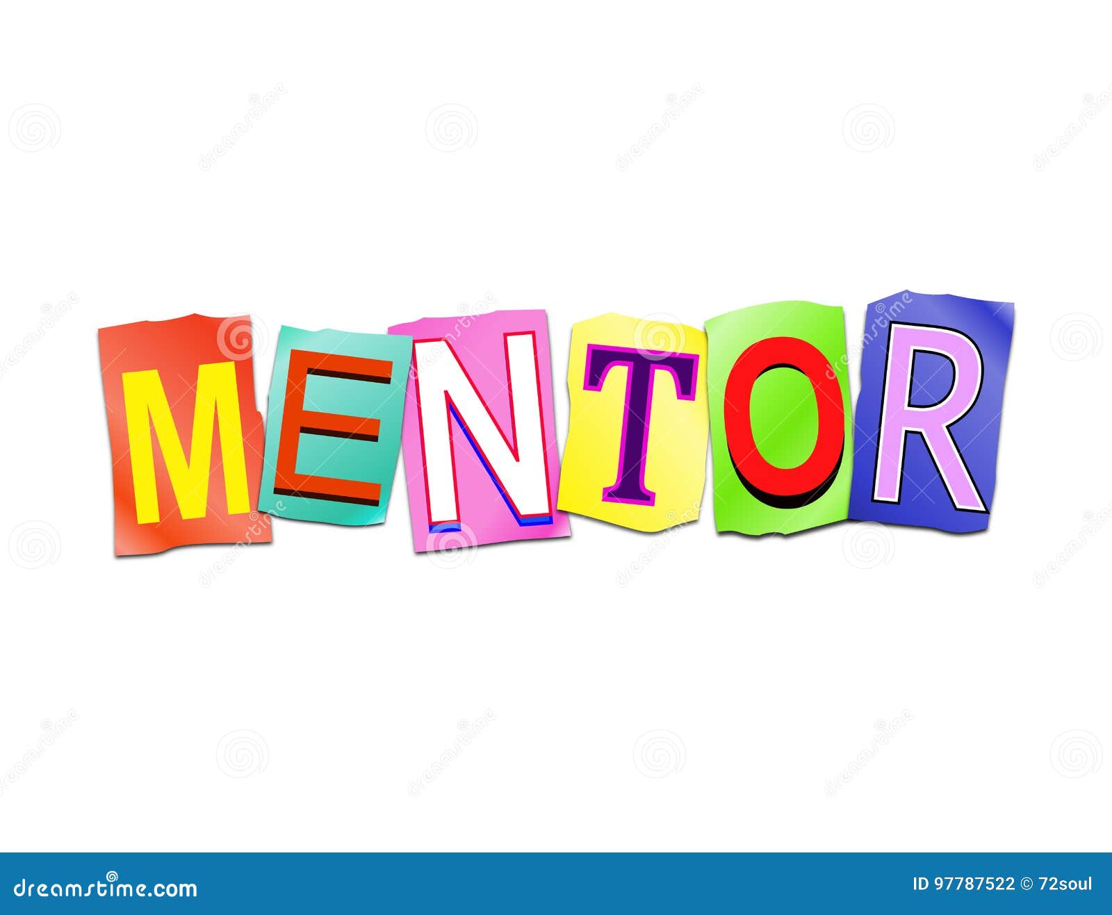 Mentor word concept. Illustration adviser - 97787522