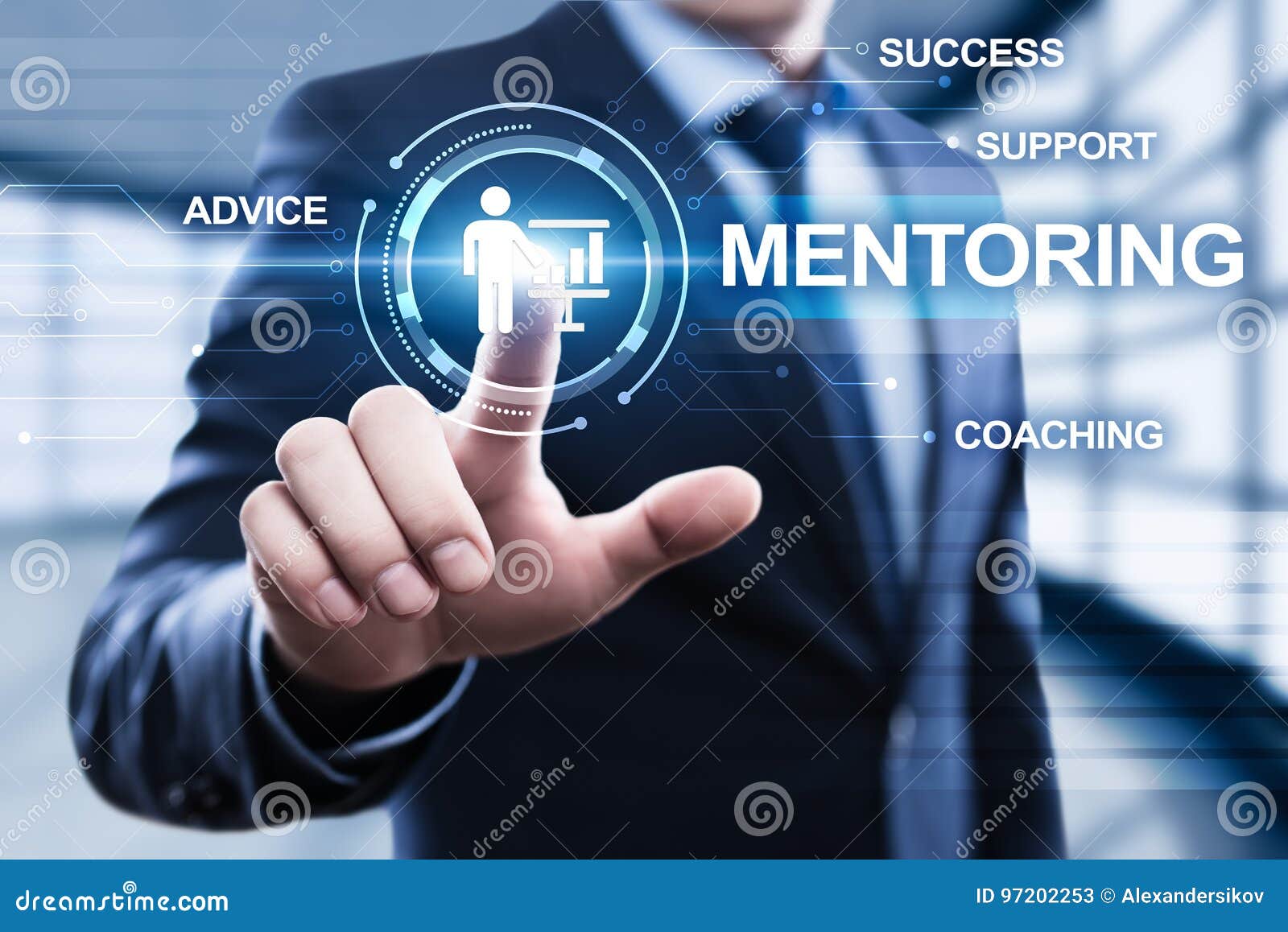 mentoring business motivation coaching success career concept