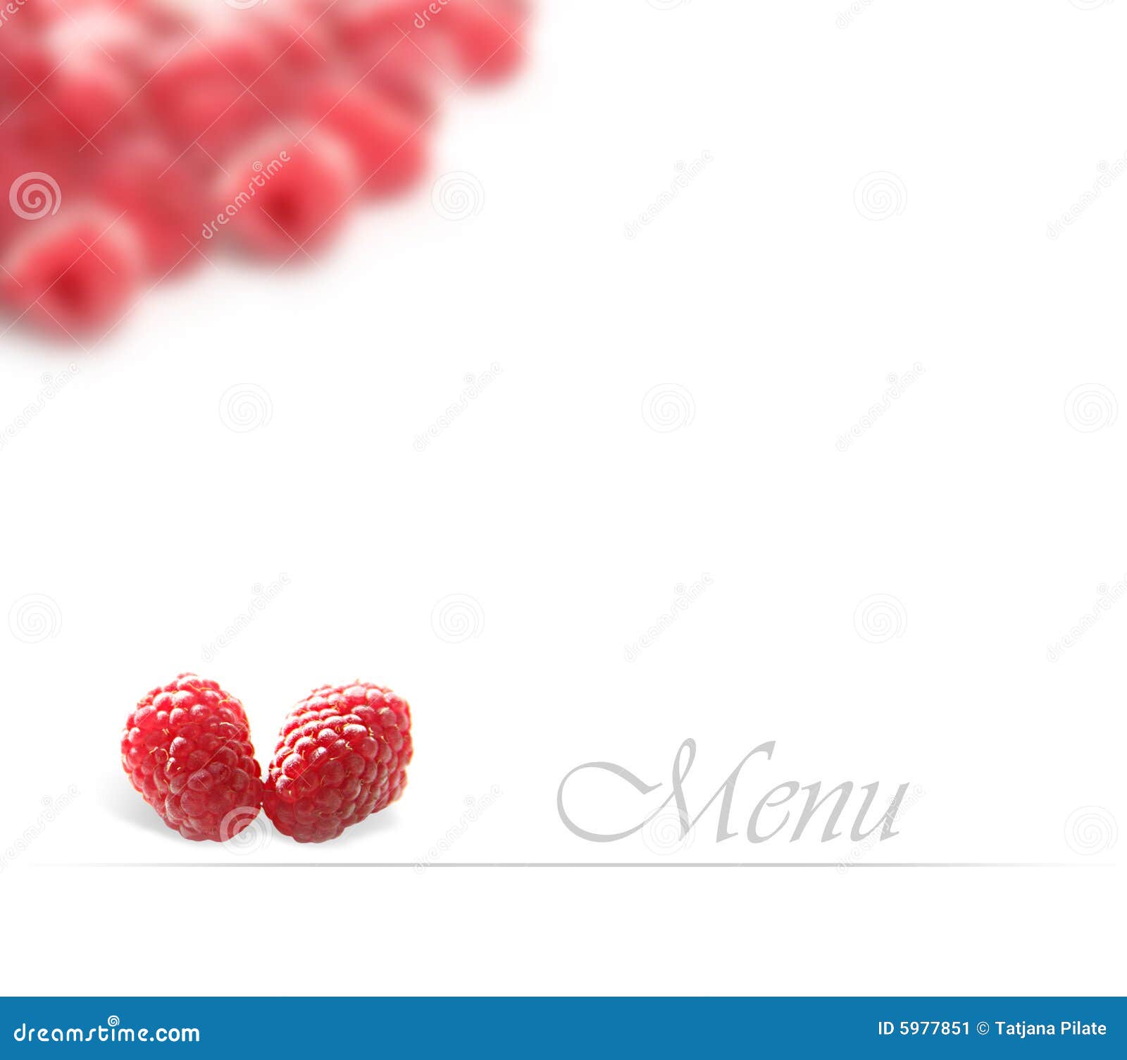 Menu stock image. Image of raspberries, close, freshness 5977851
