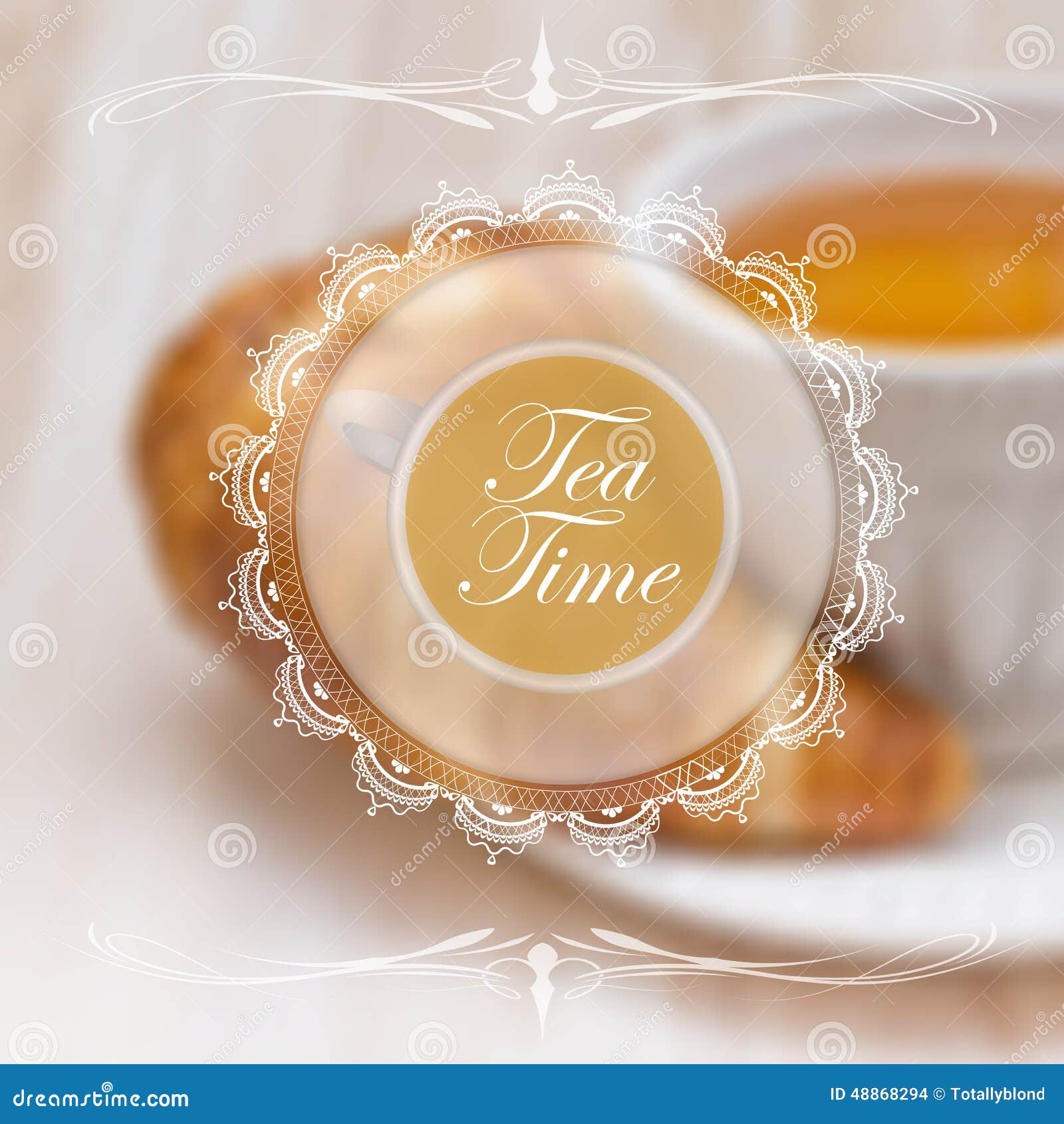 menu design template with tea cup stock vector illustration of