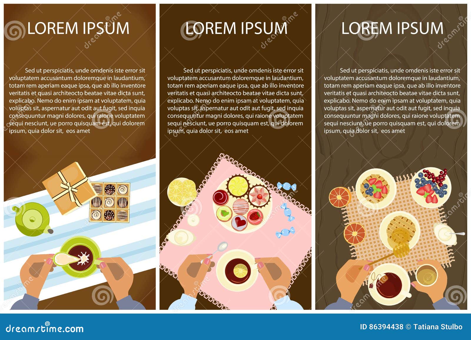 Menu for tea time stock vector. Illustration of main 86394438