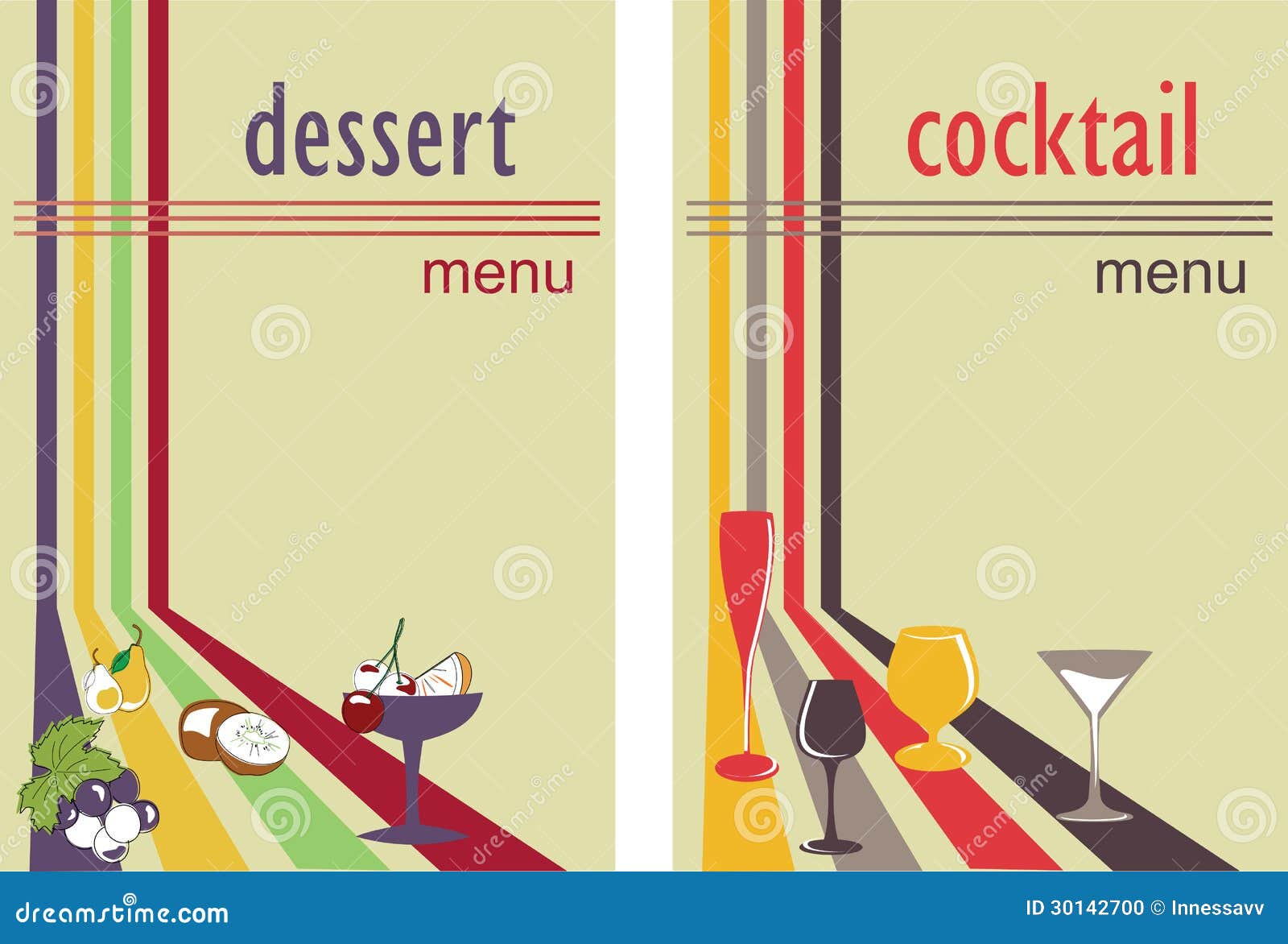 free cocktail menu template