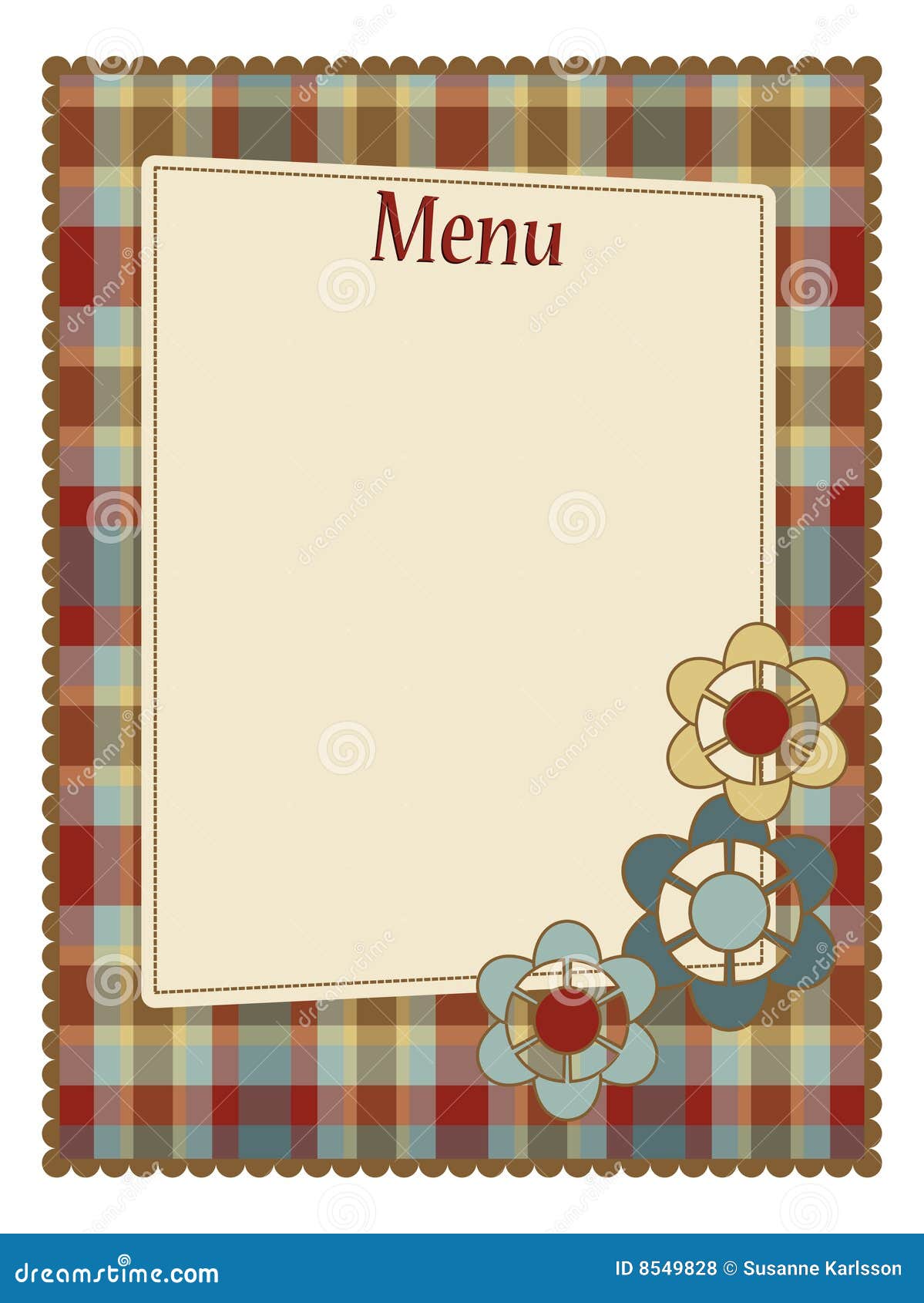 Menymall vektor illustrationer. Illustration av idérikt 8549828