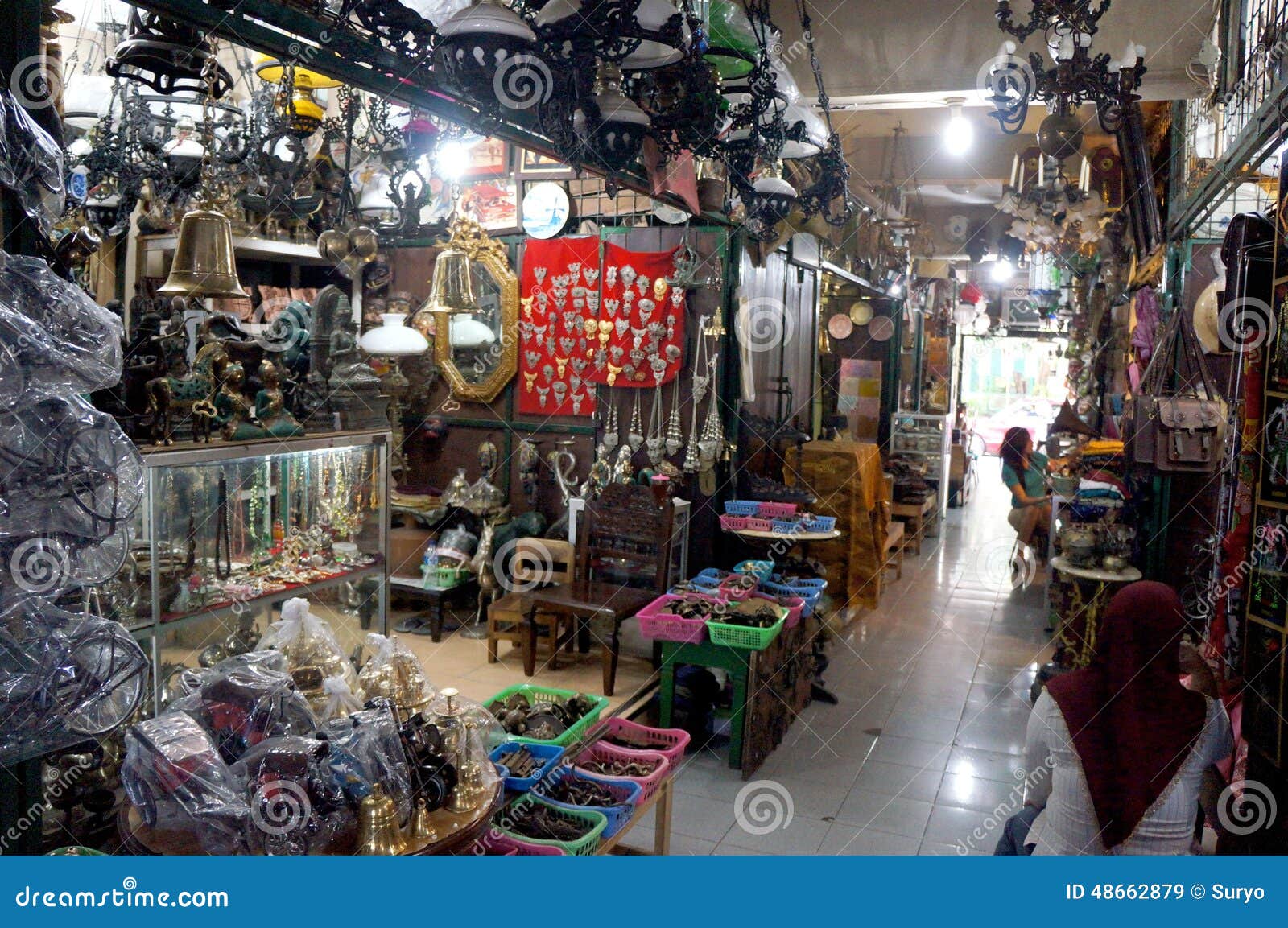 Mercado antigo imagem de stock editorial. Imagem de indonésia 48662879