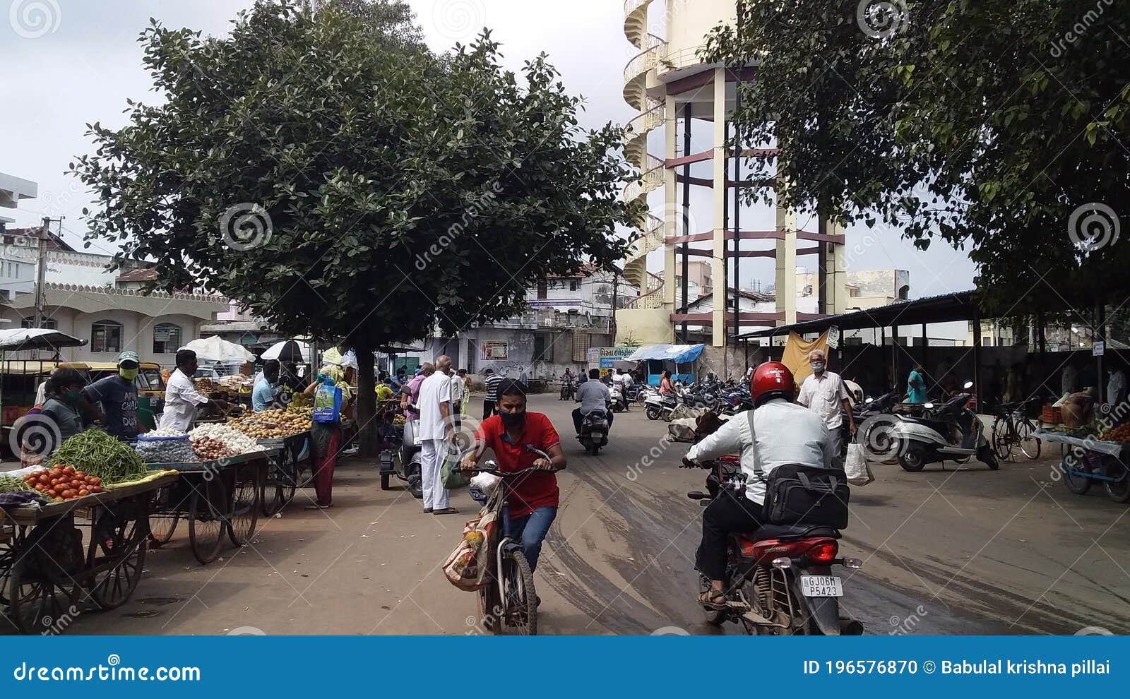 Mercado De Karamsad Gujarat India Imagem Editorial Imagem de pedestre, infraestrutura 196576870