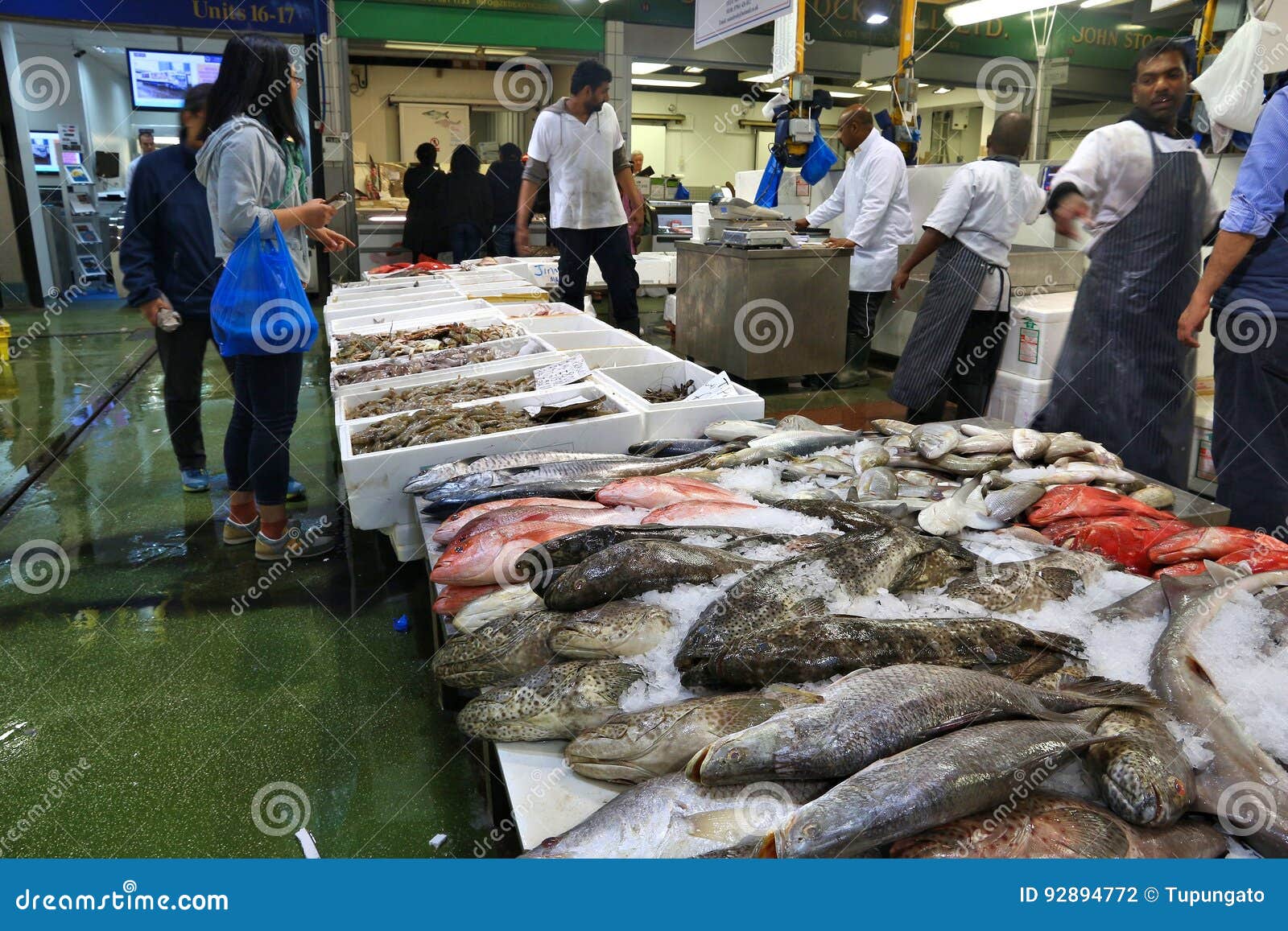 Mercado De Pescados De Londres Fotografía editorial Imagen de parada