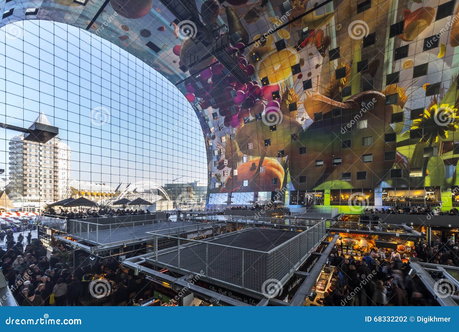 Mercado Pasillo De Rotterdam Fotografía editorial - Imagen de