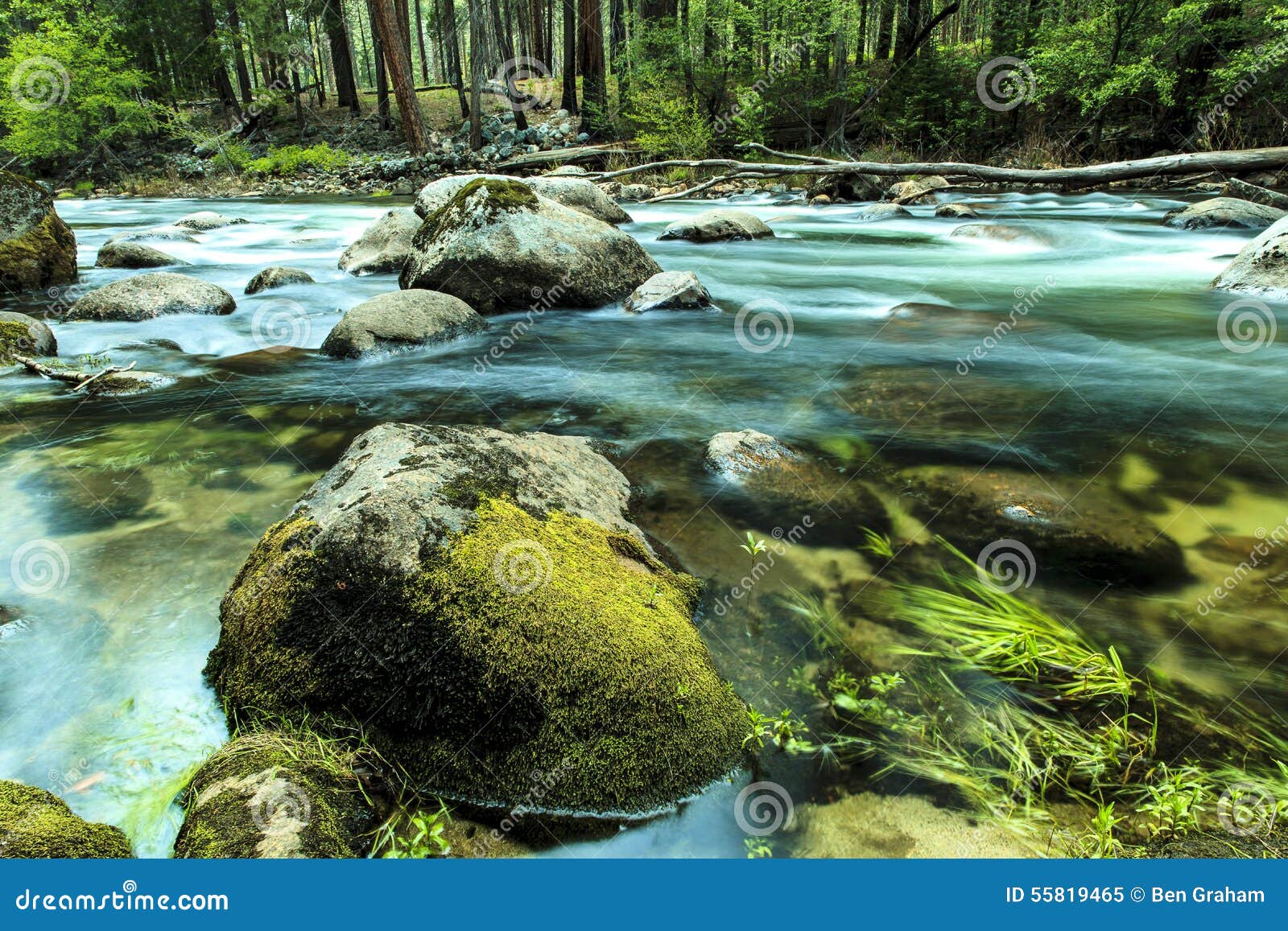 merced river yosemite california