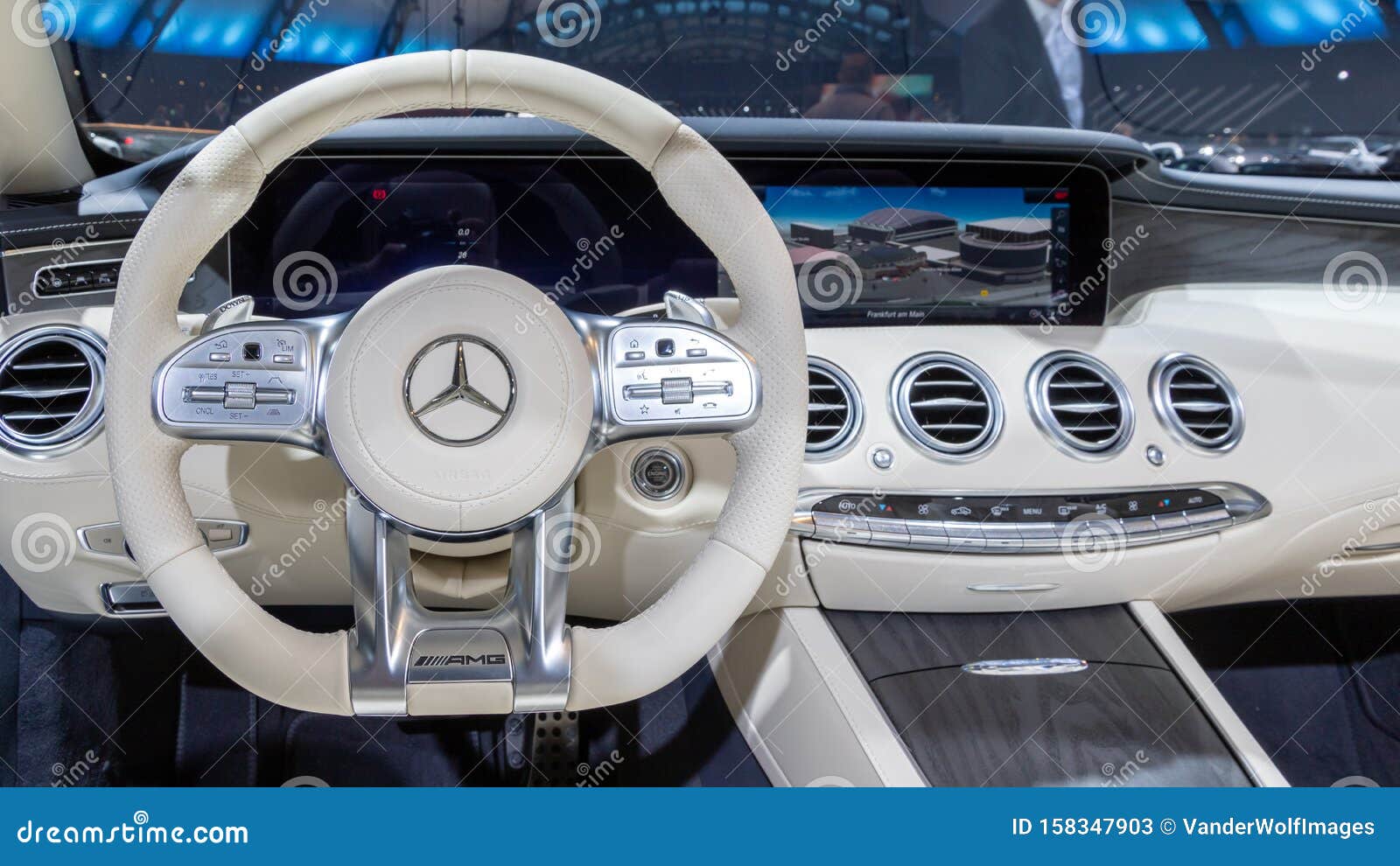 Mercedes Amg S65 Cabriolet Car Interior Editorial Stock