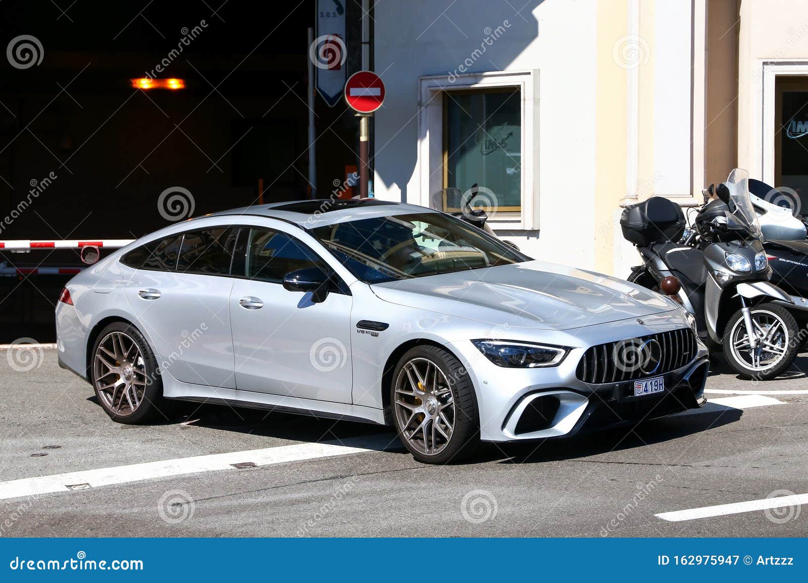 Mercedes Benz Amg Gt 4 Door Coupe Editorial Photography Image Of Grey Mercedes