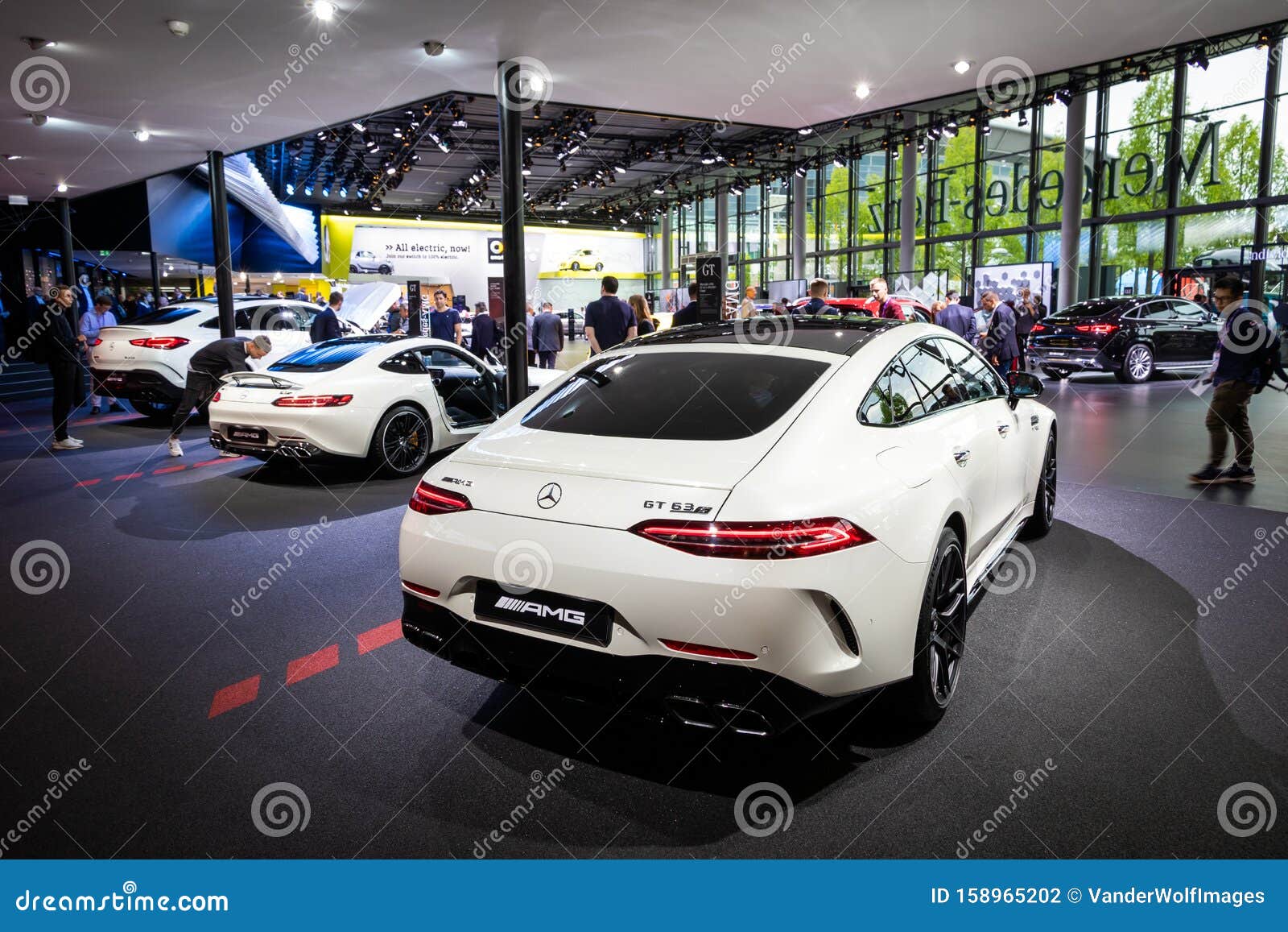 Mercedes Benz Amg Gt 63 S 4 Door Coupe 4matic Sports Car Editorial Photography Image Of Auto Fast