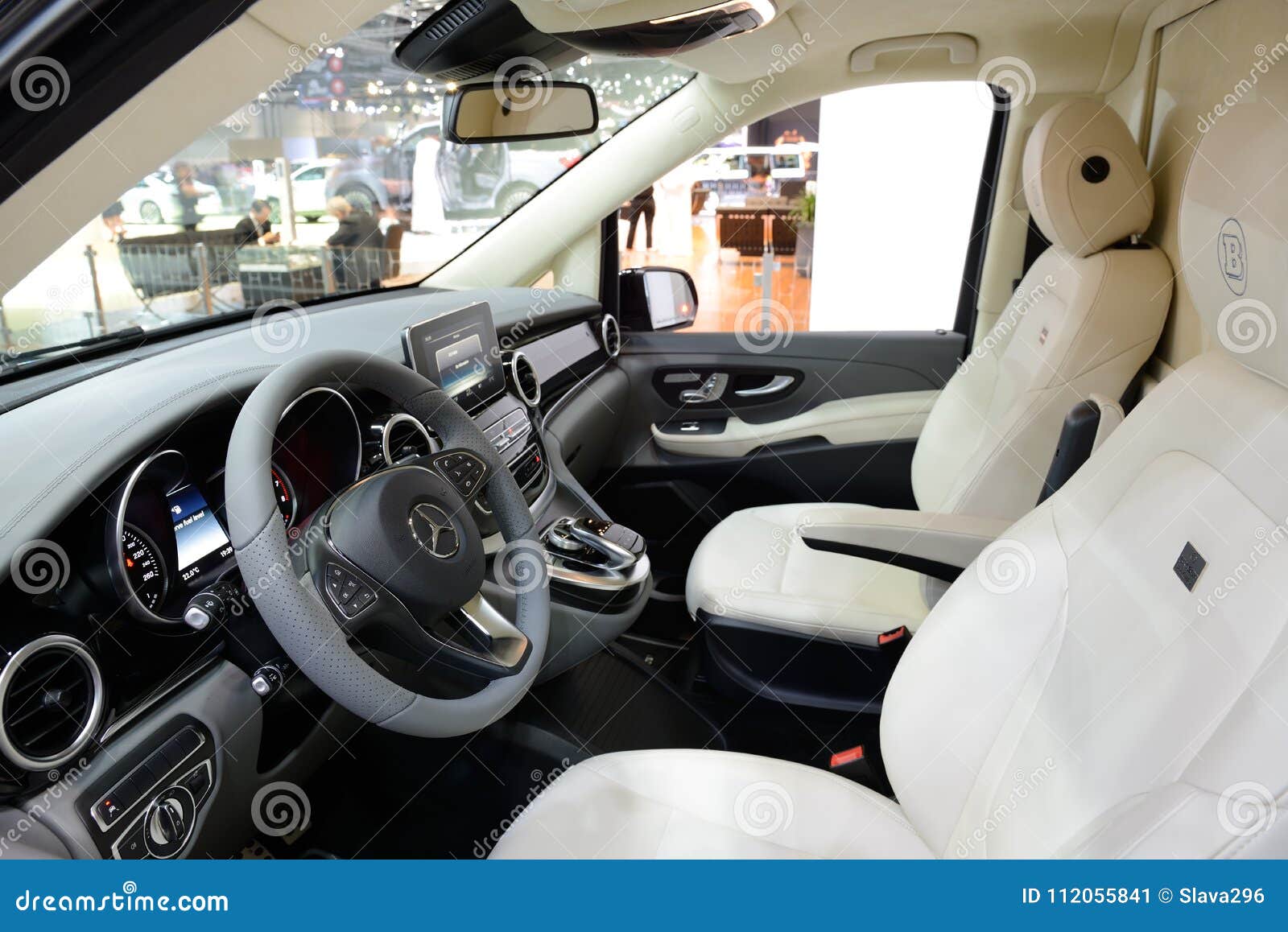 The Mercedes Benz Brabus V Class Van Interior Is On Dubai