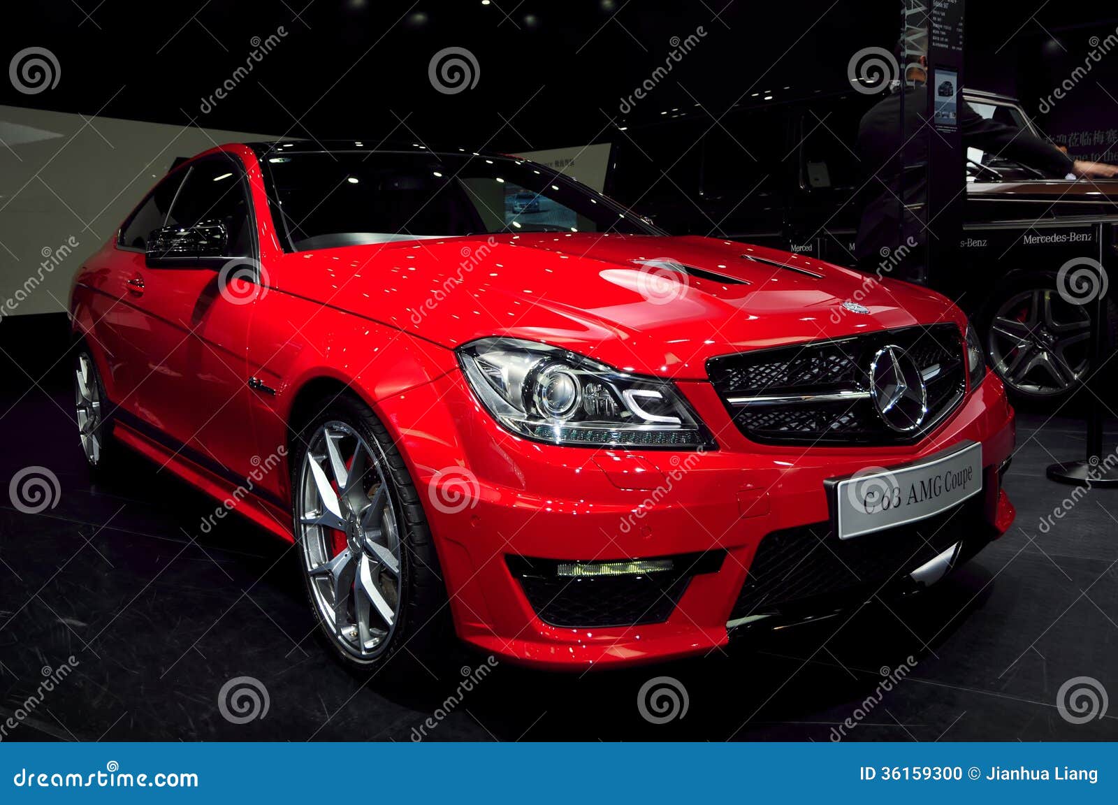 Mercedes Benz C63 Amg Coupe Black Series Editorial Image Image Of Vehicle Transportation