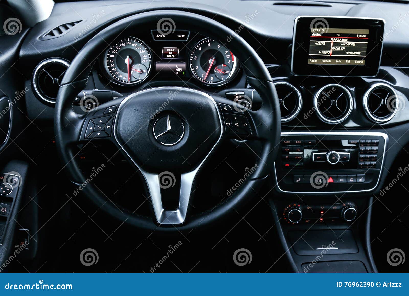 Mercedes Benz C117 Cla200 Editorial Image Image Of Dash