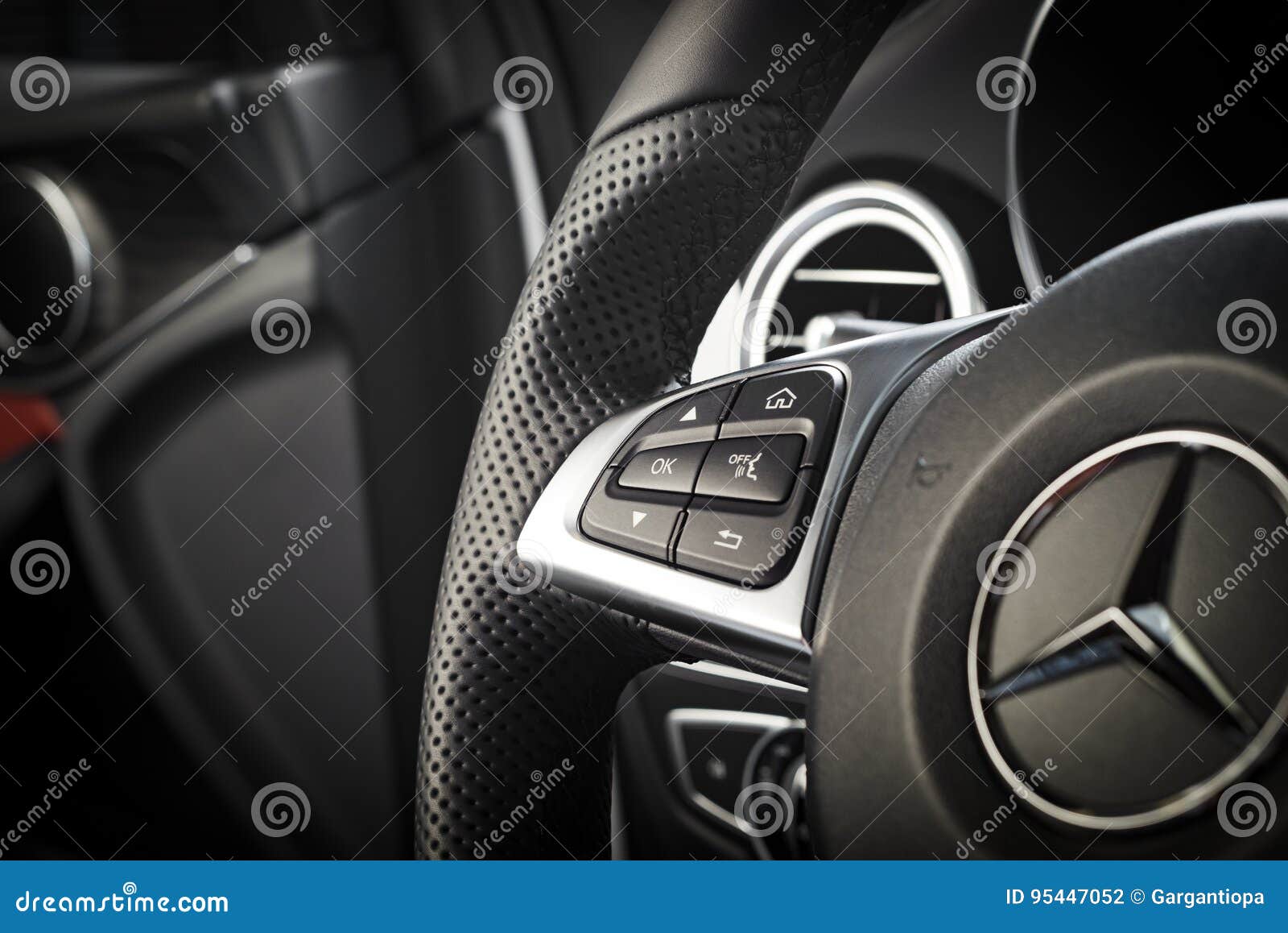 Mercedes Benz Cla 45 2016 Amg Interior Editorial Photography