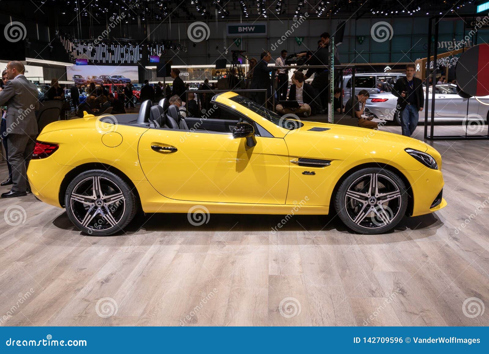 Mercedes Benz Slc 300 Final Edition Car Editorial Photo Image Of Mercedes Geneva